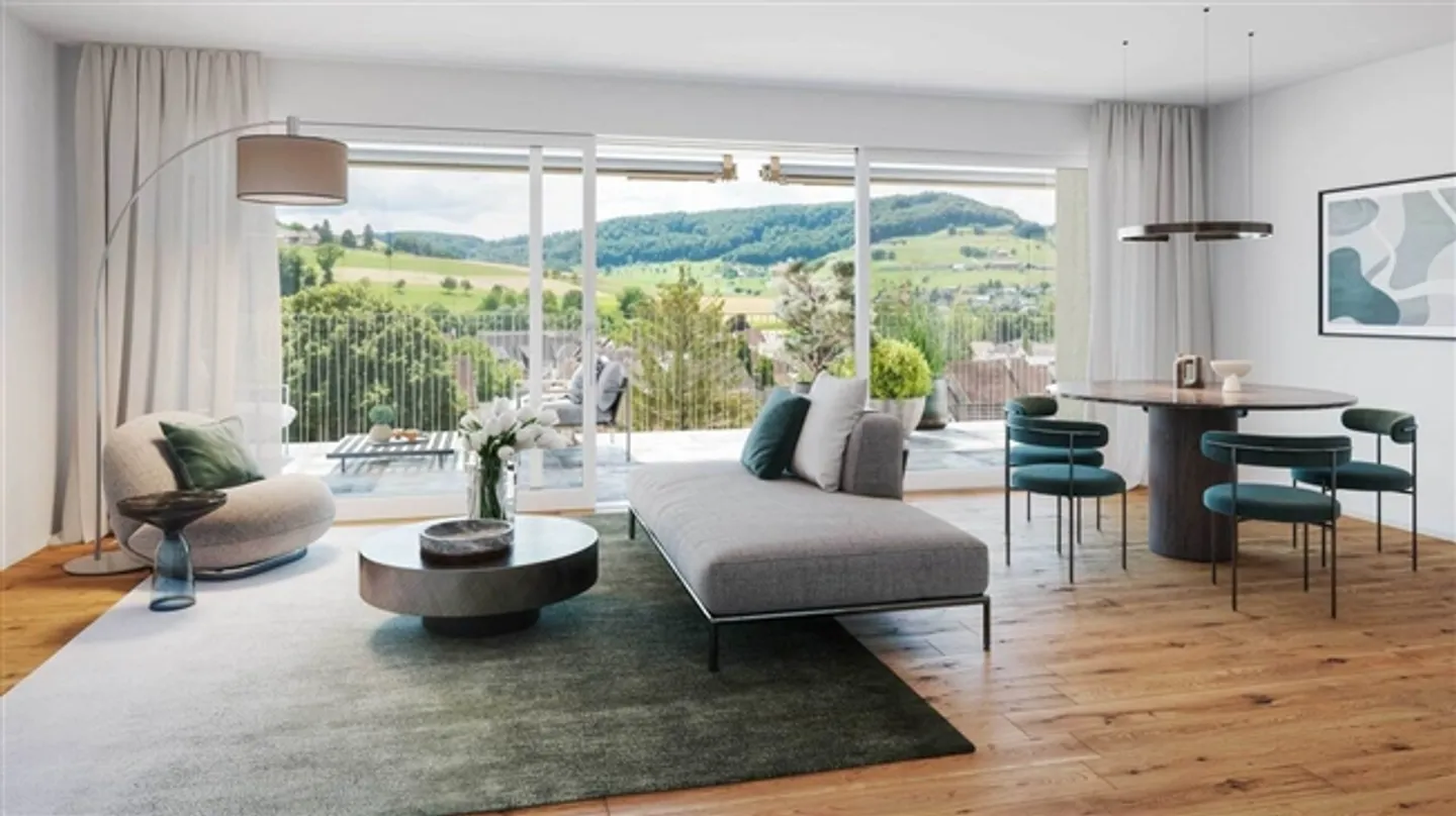 Nouveau projet de construction Gemsacker : Appartement 3.5 pièces A1-12 - Photo 2 sur 5