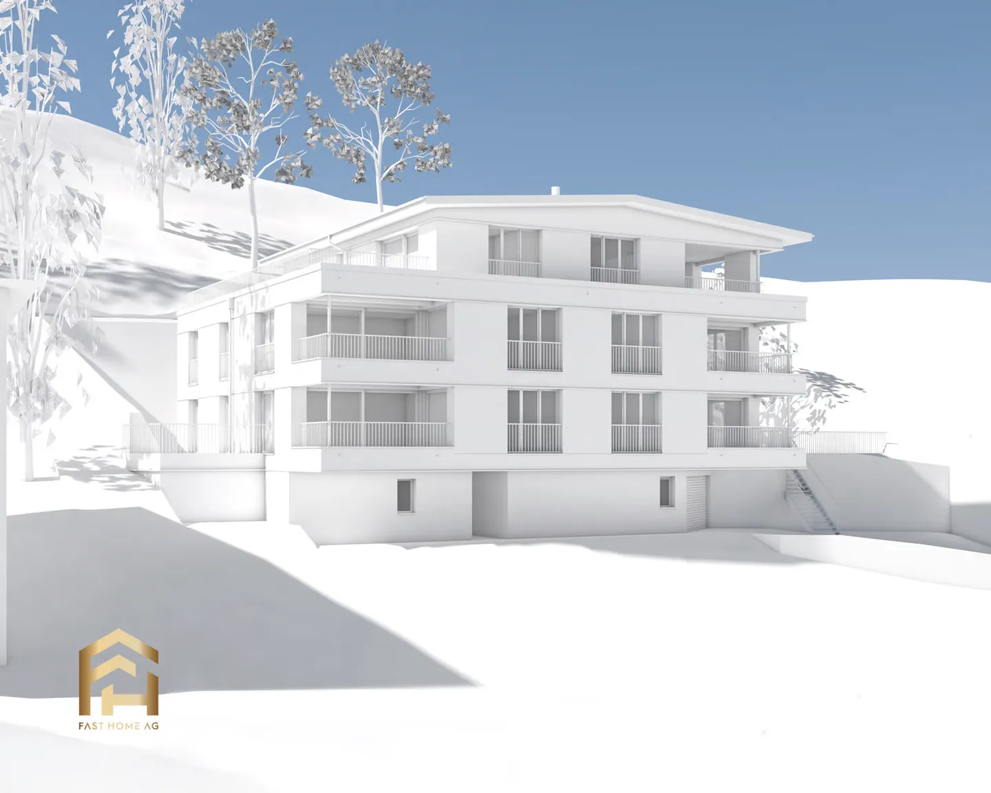 Spacieux appartement de 4.5 pièces à Ried-Brig à l'étage supérieur ouest - Photo 2 sur 13