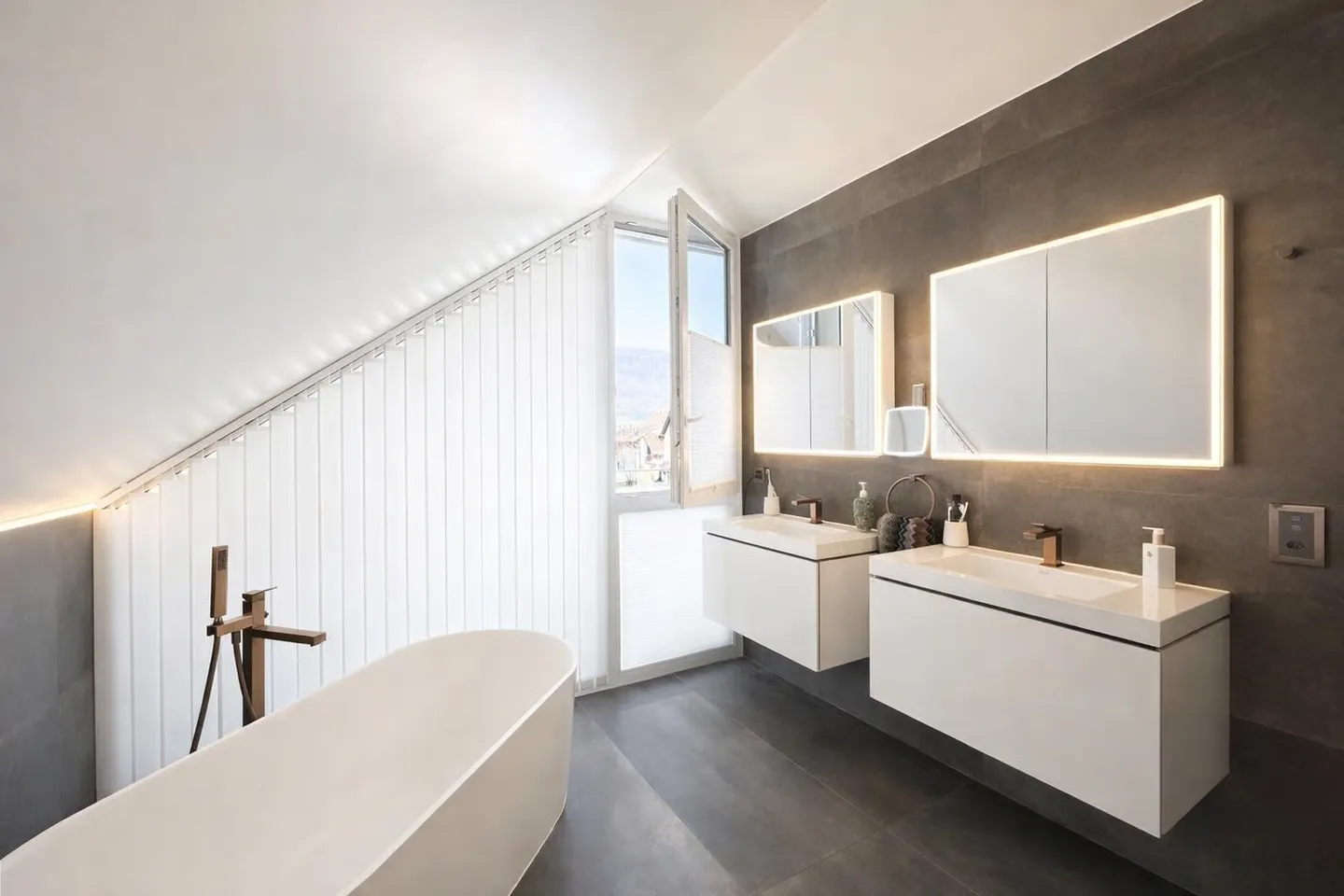 Co-Exklusivität: Duplex-Penthouse von 275 m² in La Rippe (10' von Nyon) - Foto 8 von 11
