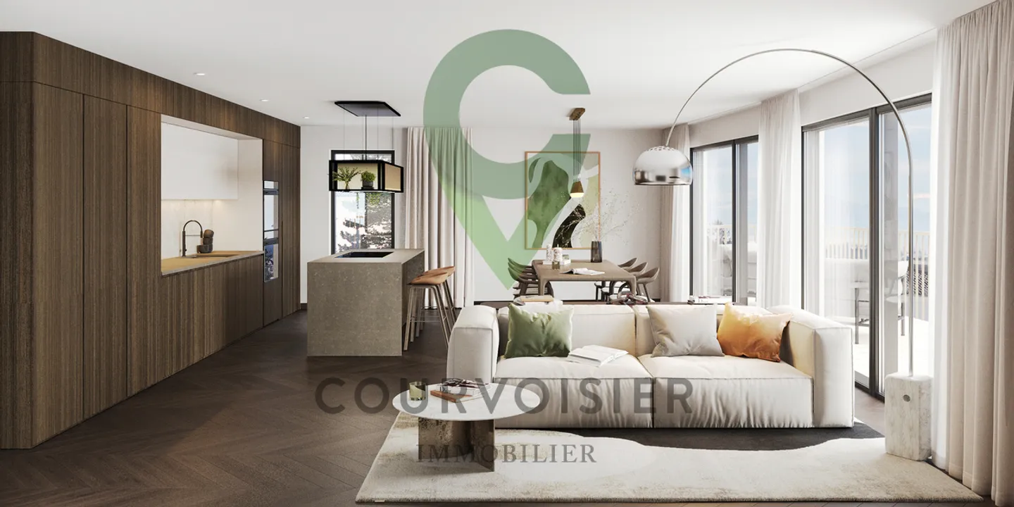 Wunderschöne 4,5-Zimmer-Wohnung mit Garten an den Toren von Lausanne - Foto 2 von 6