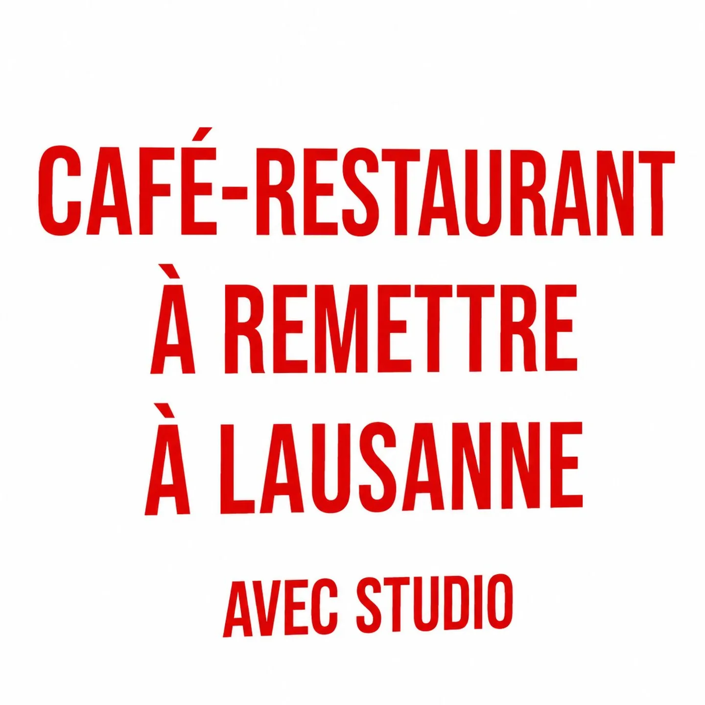 Café-Restaurant im Zentrum von Lausanne - Foto 1 von 2