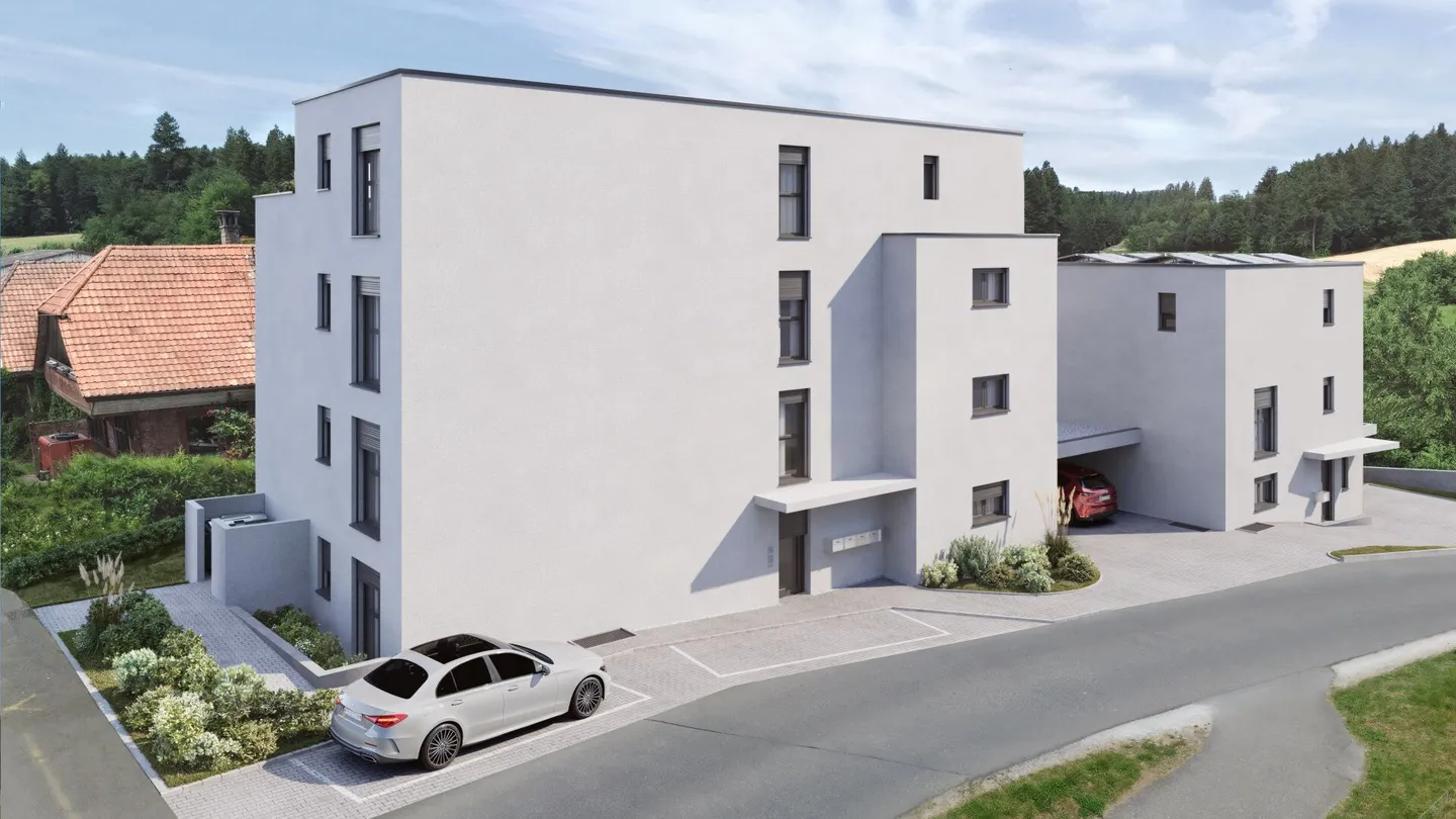 2½ Zimmer Attika Wohnung: Neubau mit Blick ins Grüne - Foto 9 von 9