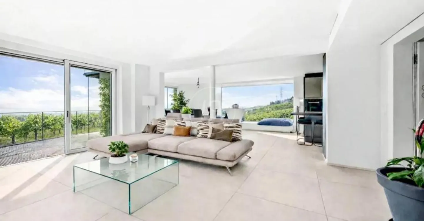 Schöne Architektenvilla mit Seeblick in der Nähe von Morges - Foto 3 von 11
