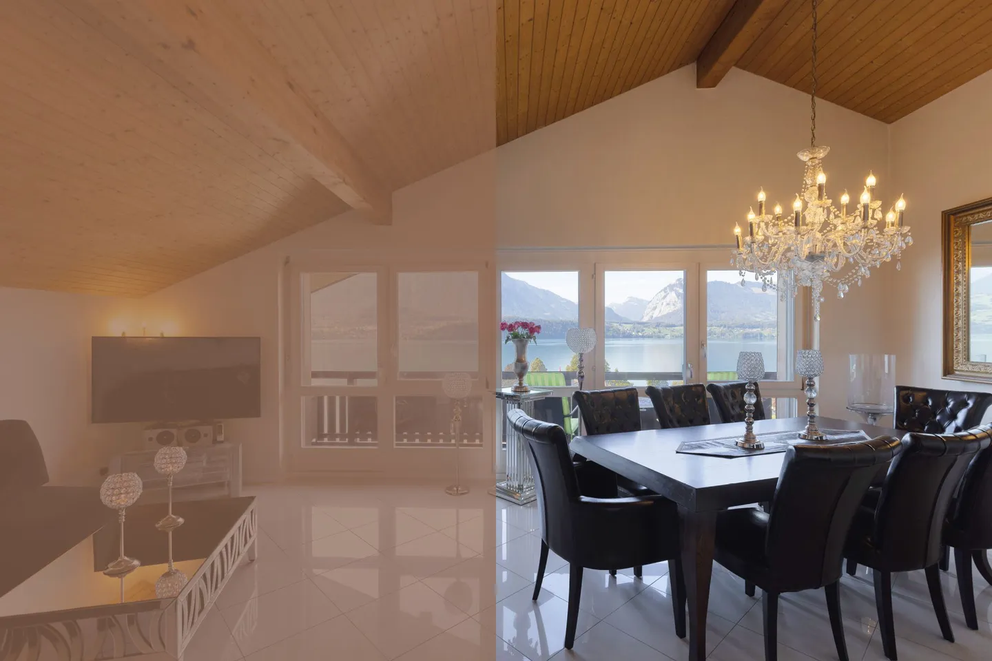 4.5-room condominium with unparalleled lake and mountain views - Photo 1 of 13