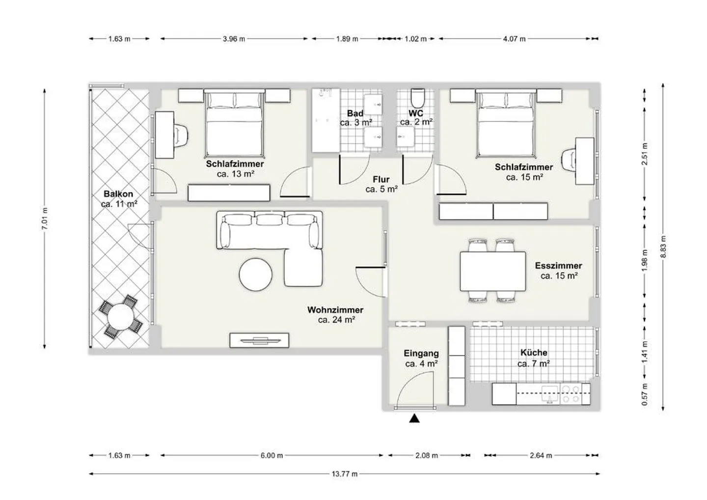 Appartement de ville exclusif avec flair urbain dans un emplacement calme - Photo 10 sur 10