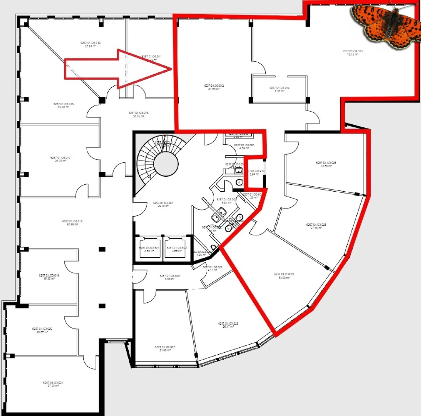 Spazio Ufficio Luminoso a Friburgo - Foto 7 di 8