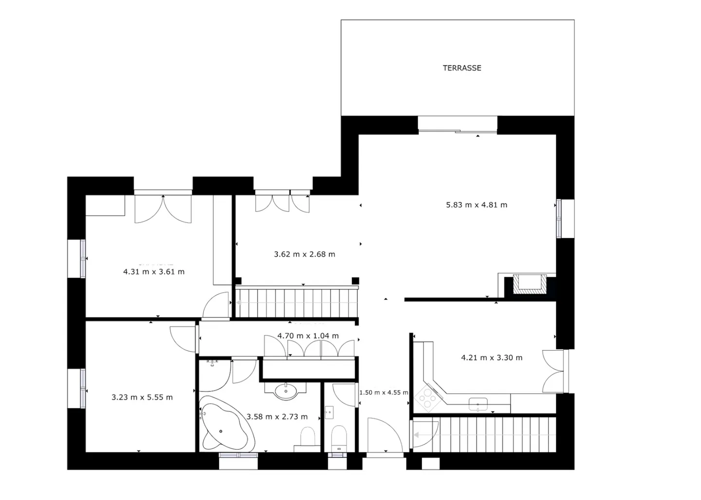 Wunderschöne 6-Zimmer-Villa 1/2 von 297 m2 mit einem wunderschönen Außenbereich - Foto 30 von 33
