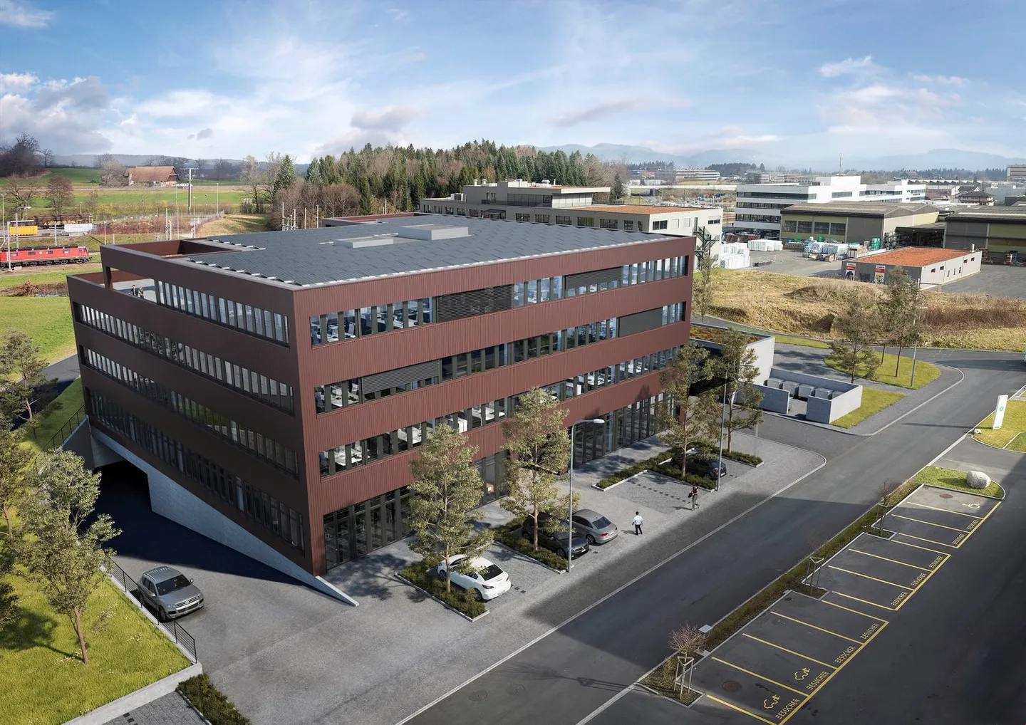 Sonnmatthof 4 – Gewerbe- und Bürogebäude in Rothenburg - Foto 1 von 12