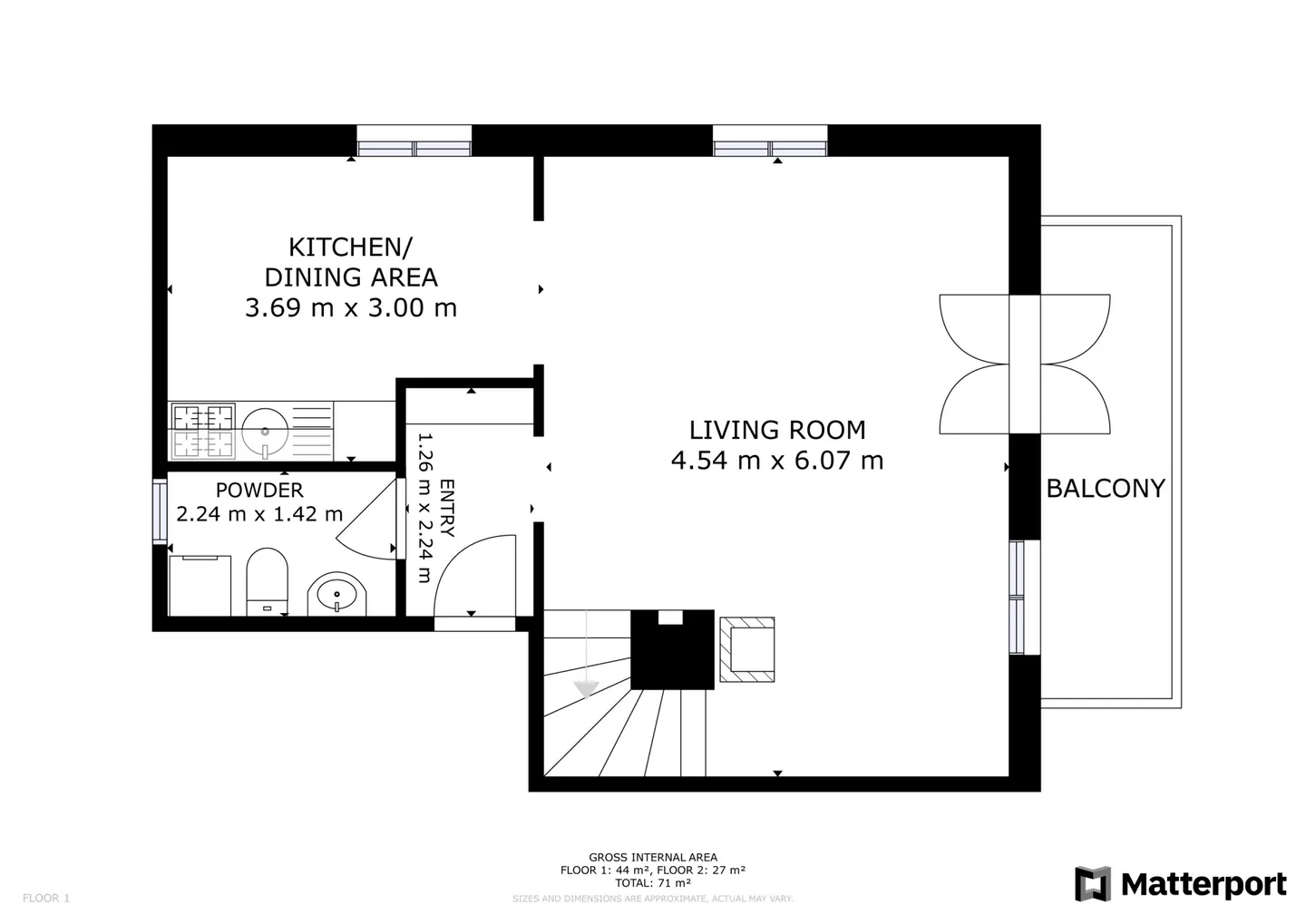 2.5 Zimmer-Dachmaisonette beim Heidsee - Foto 9 von 11