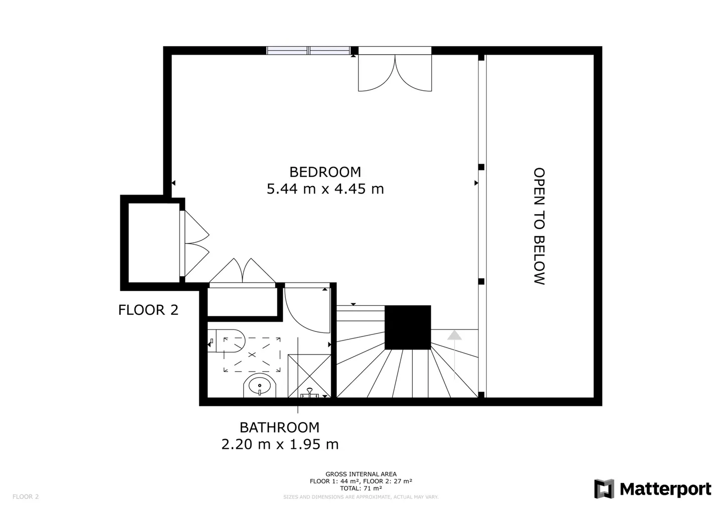 2.5 Zimmer-Dachmaisonette beim Heidsee - Foto 10 von 11