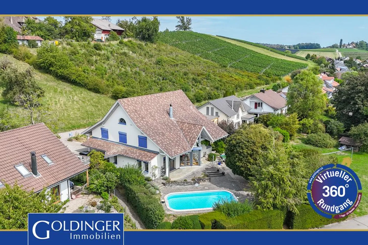 Grosszügiges Einfamilienhaus mit Pool - Foto 1 von 7