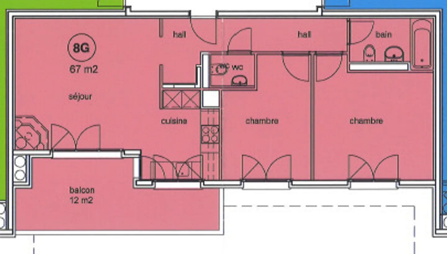 Appartement en attique à Chailly - Photo 2 sur 2