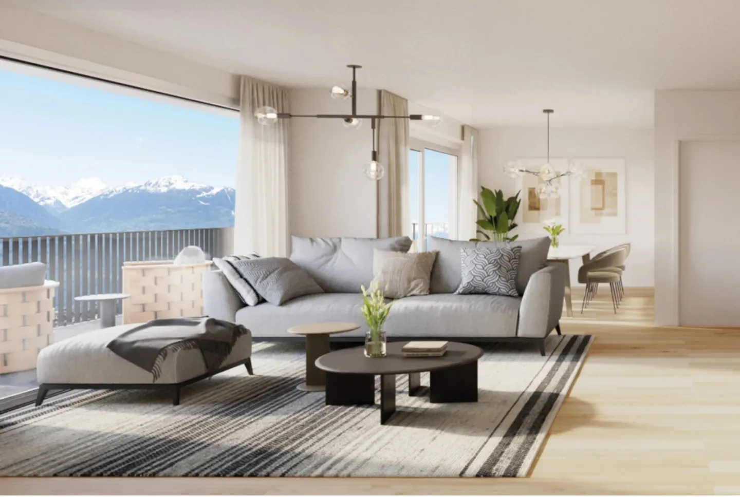 Luxuswohnung mit Alpenblick - Foto 2 von 11