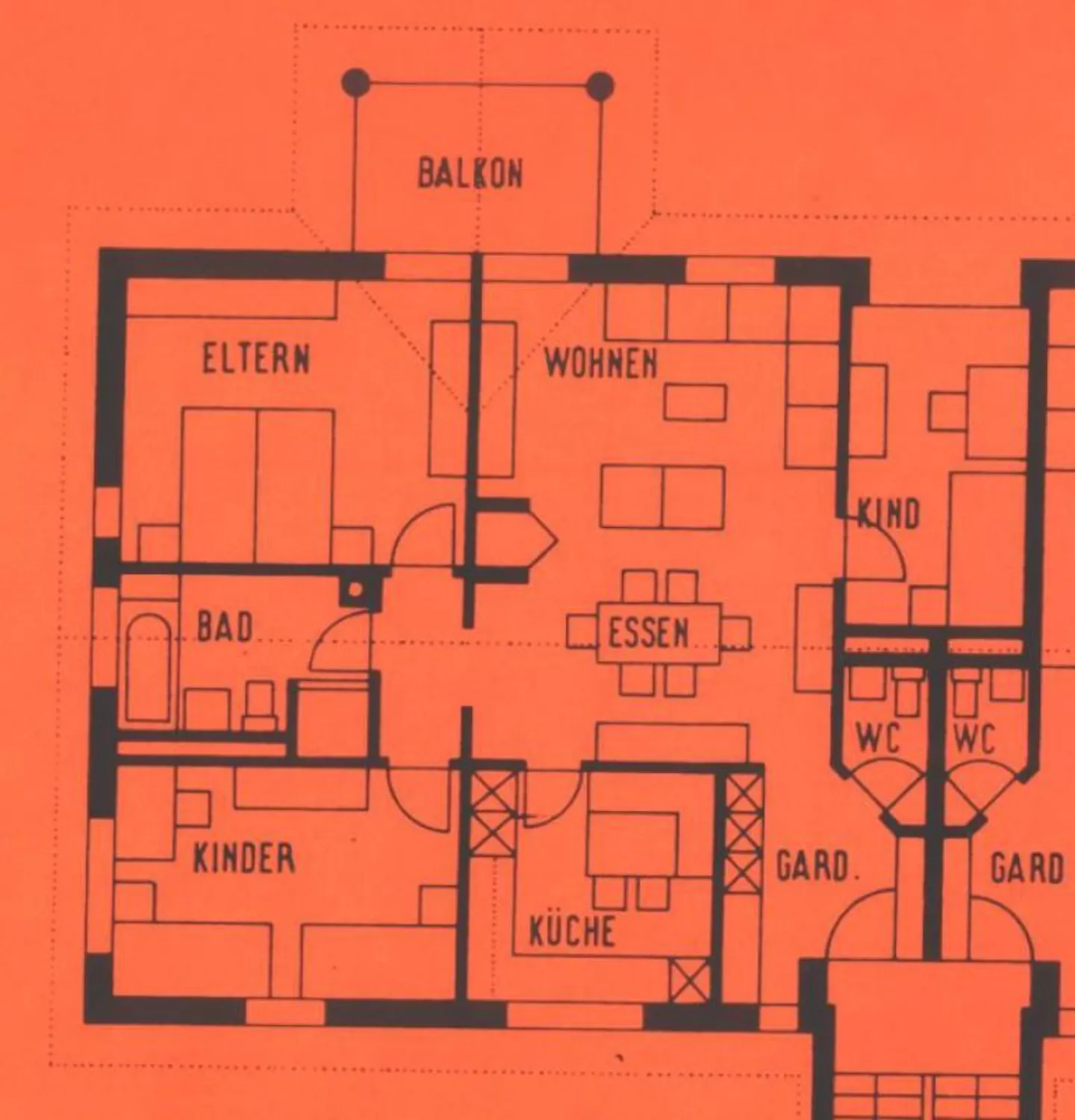 Cuisine rénovée - Appartement de 4,5 pièces confortable dans un emplacement calme - Photo 9 sur 9