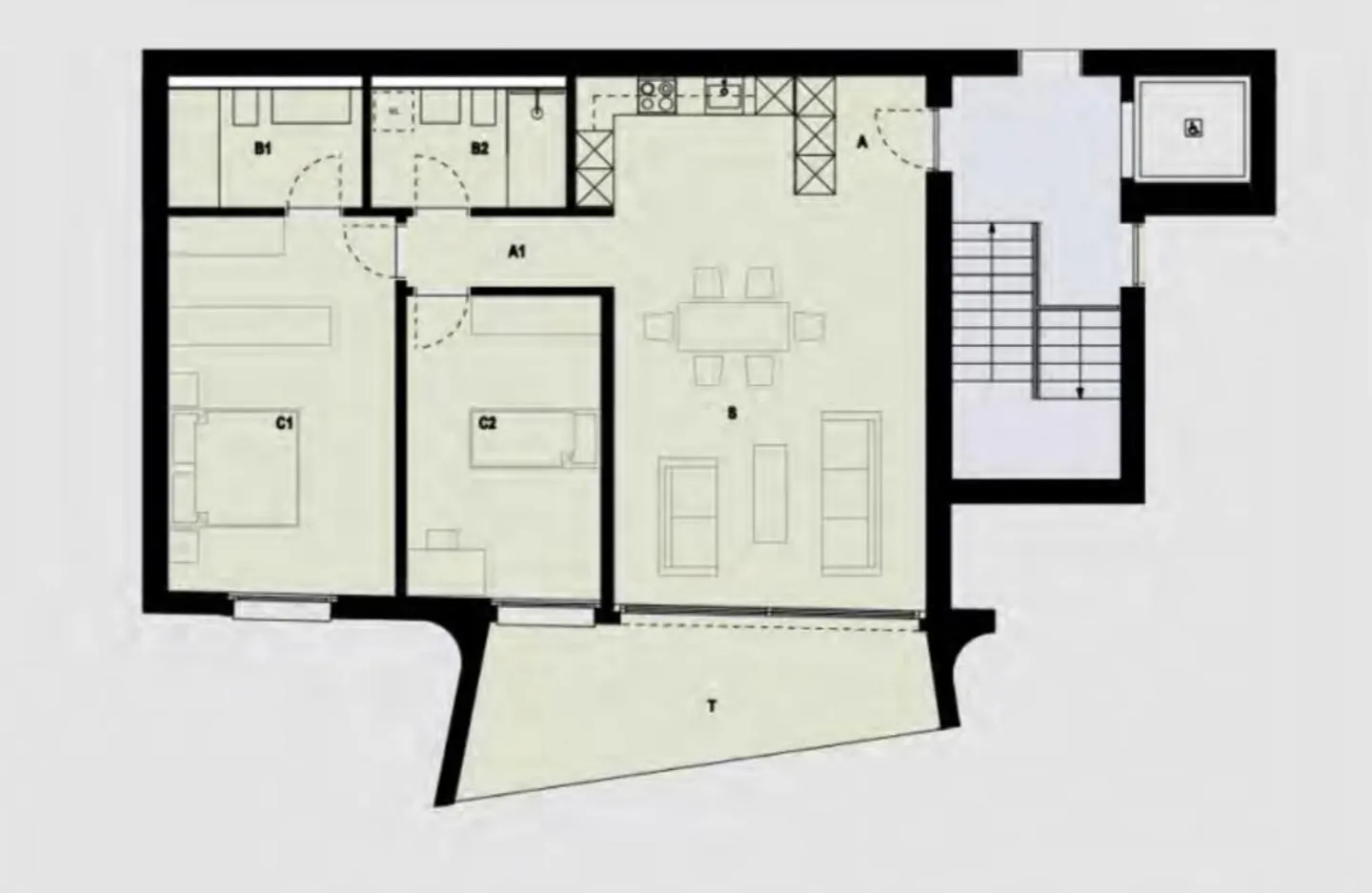 Splendide appartement de 3,5 pièces avec vue sur le lac - Photo 11 sur 12