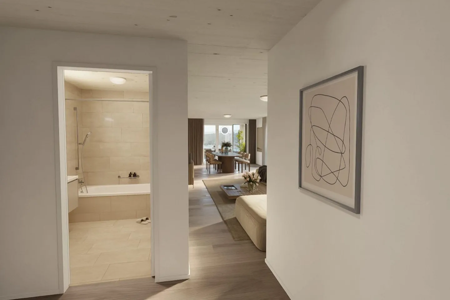 Geräumige 6.5-Zimmer Wohnung - Foto 5 von 11