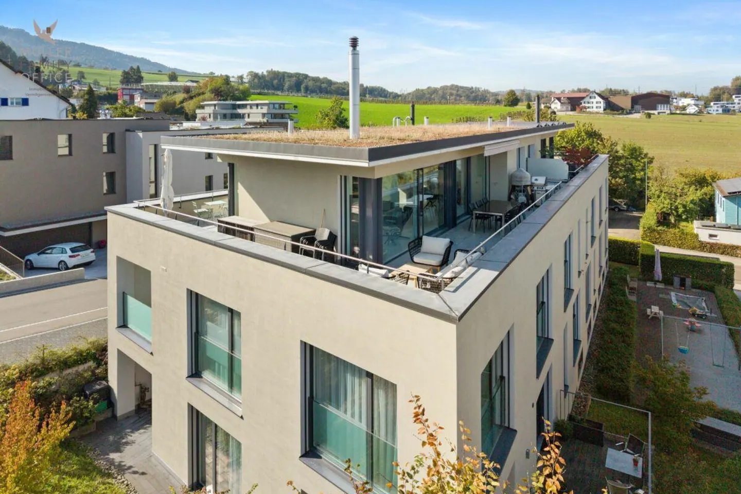 Appartamento attico di 5 1/2 stanze di nuova costruzione con vista mozzafiato sul lago - Foto 3 di 14
