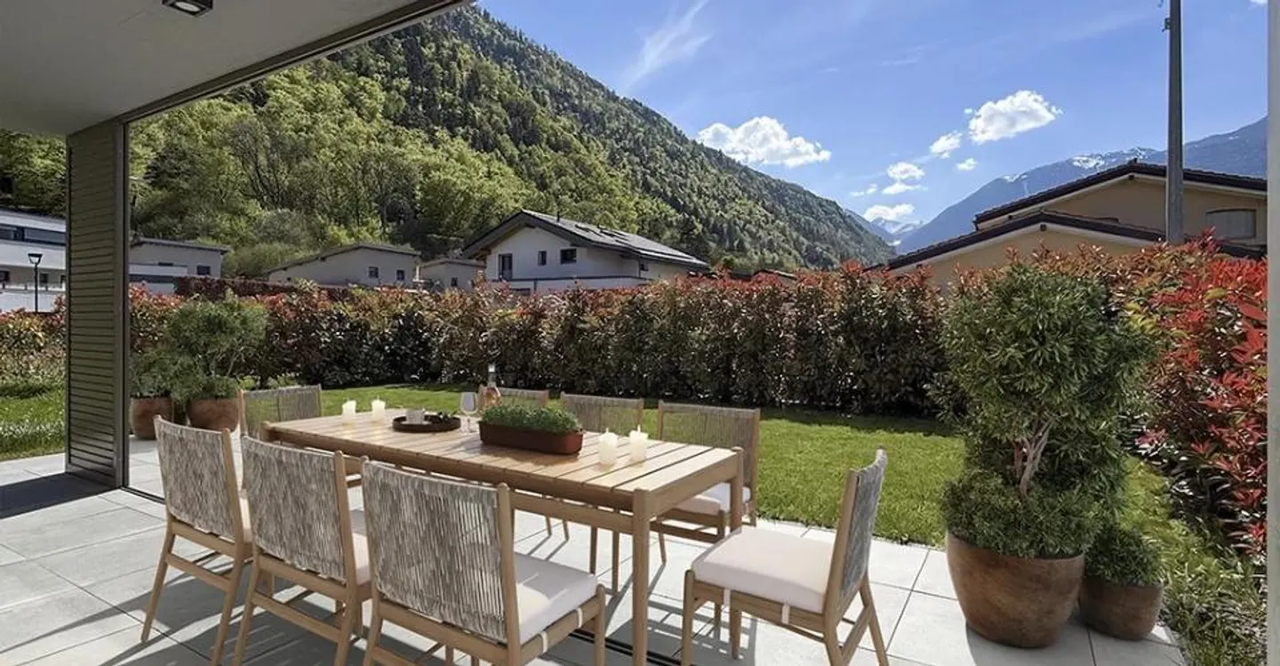 Neues Gartenapartment mit 3,5 Zimmern - Minergie - Martigny - Foto 3 von 10