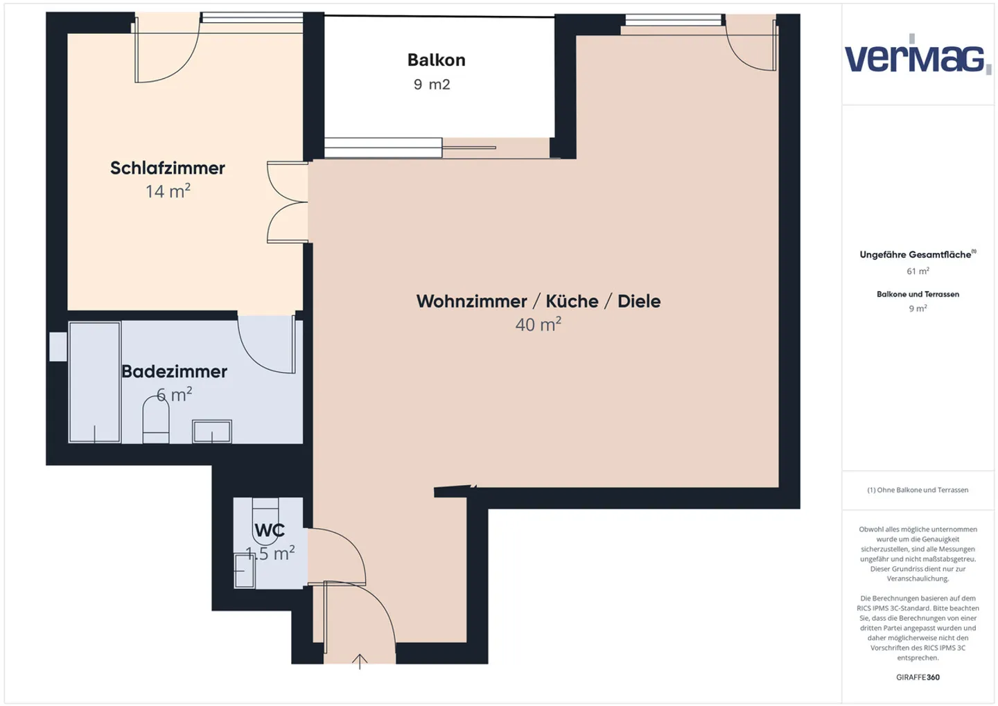 Weite. Licht. Alpenblick. 2.5 Zimmer zum Durchatmen am Zürichsee - Foto 13 von 13