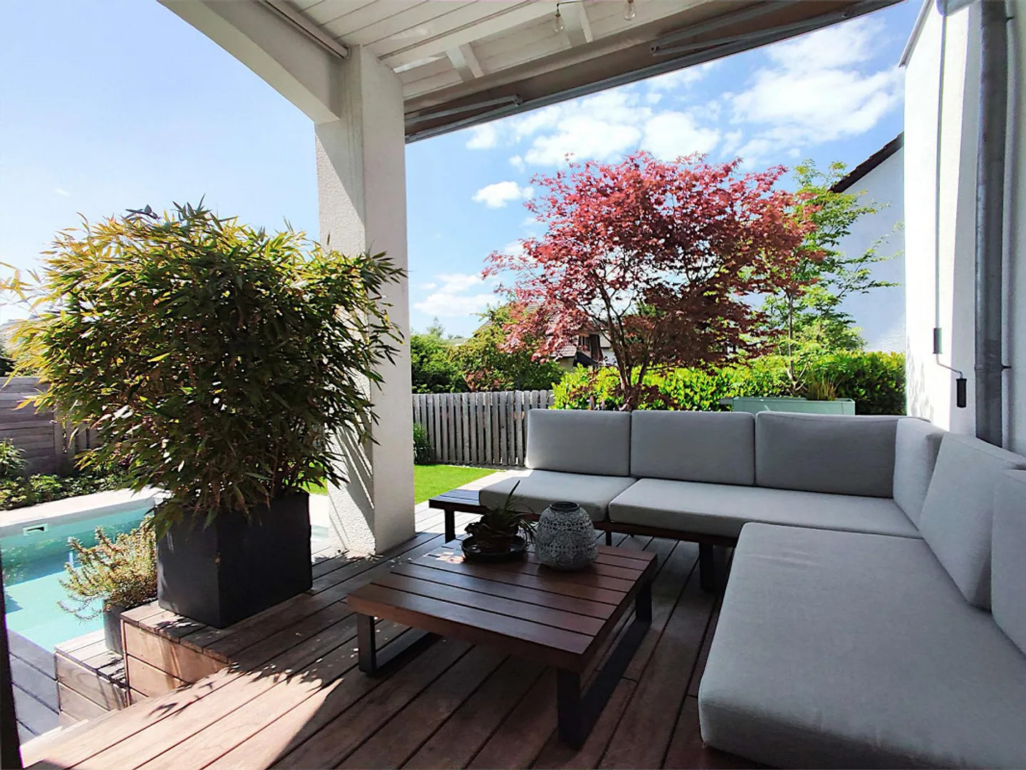 6 Zi-EFH an attraktiver Lage mit Wohlfühlgarten und Bio-Pool - Foto 4 di 15