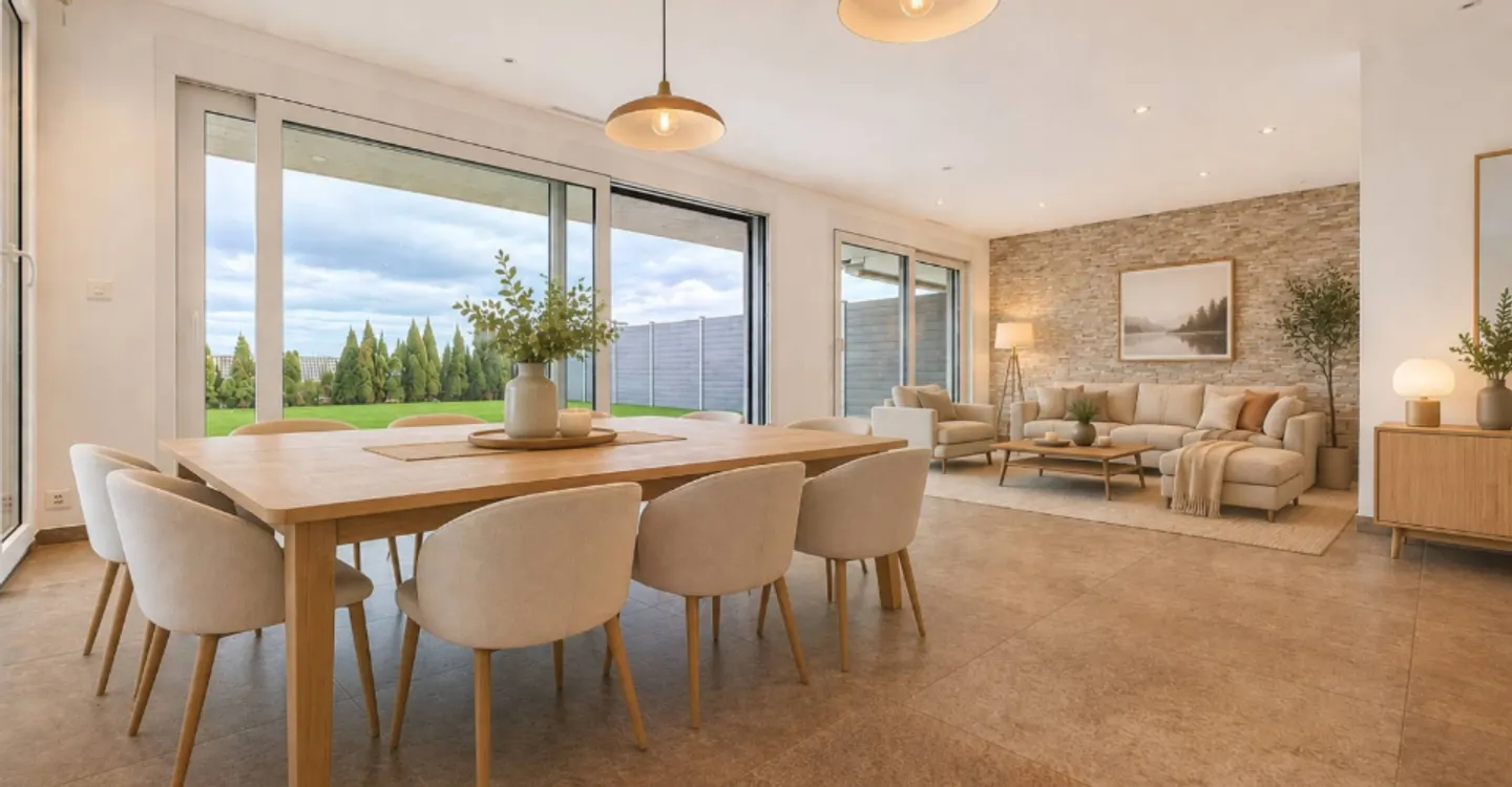 4,5-Zimmer-Duplex mit Keller, Garten und Seeblick - Foto 1 von 9