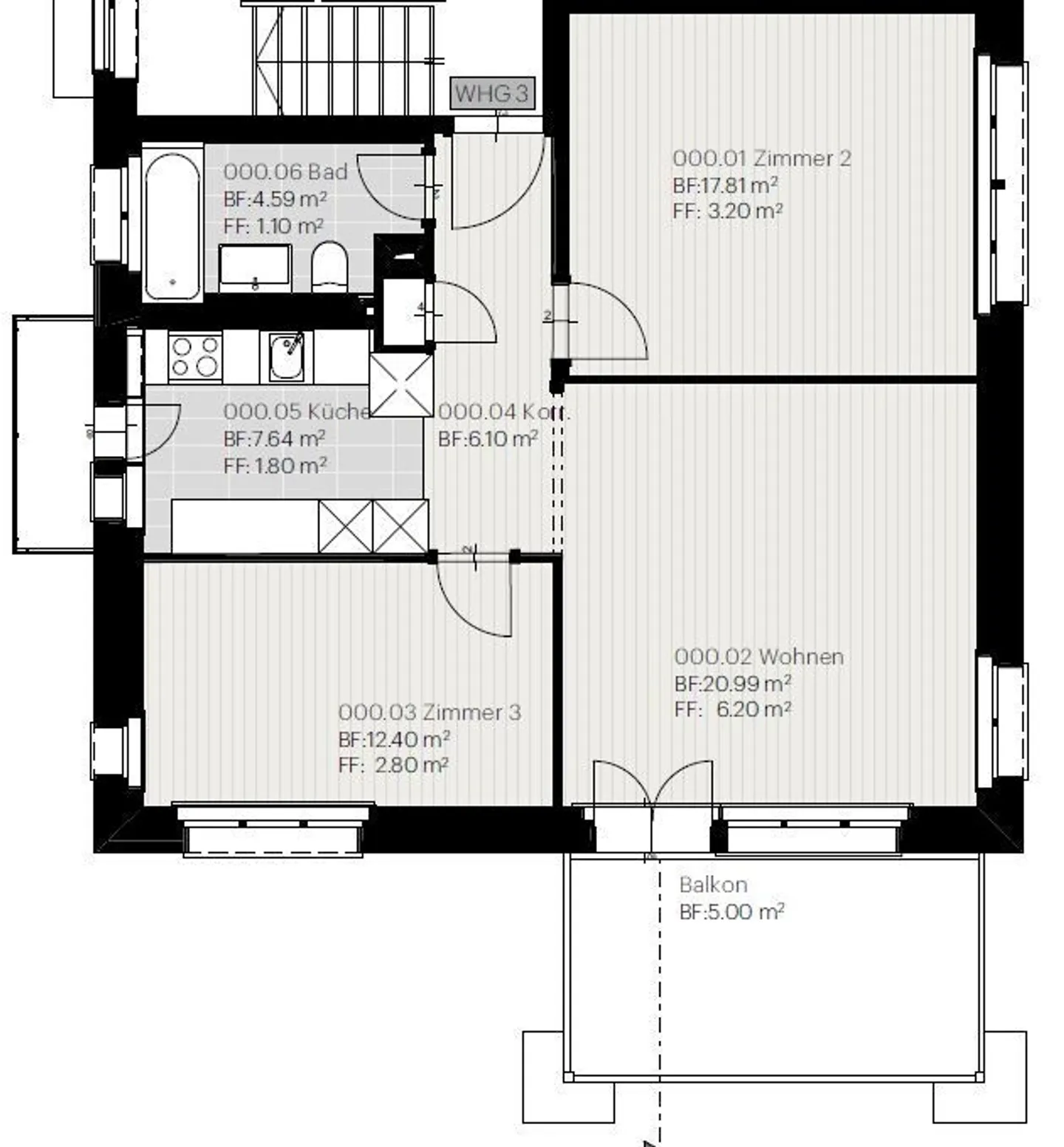 Appartement moderne avec terrasse - Photo 2 sur 10