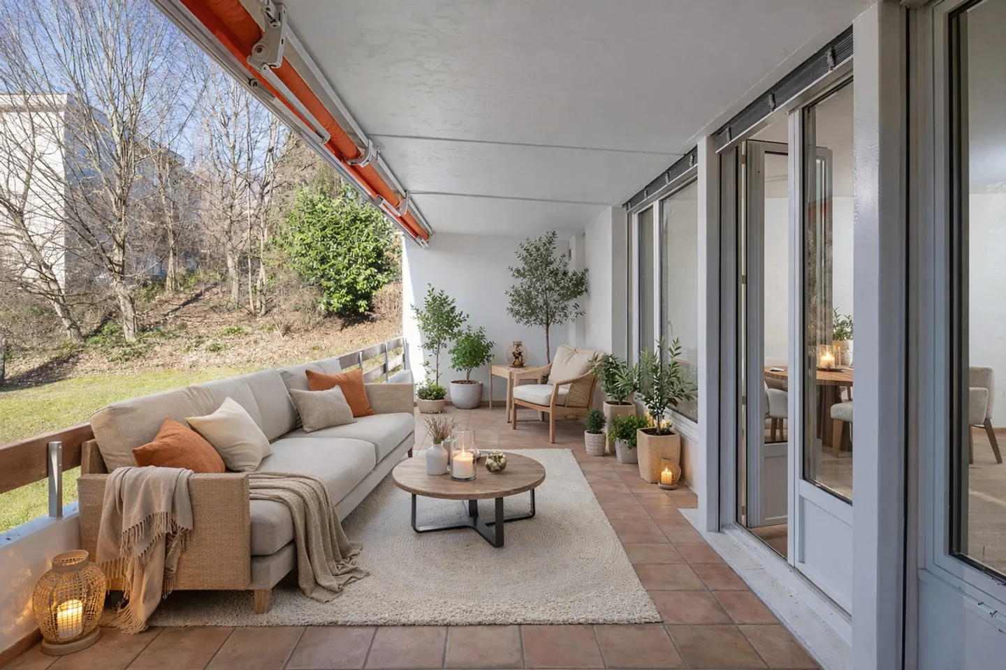 3.5-Room Raised Ground Floor Apartment in a Quiet Residential Area - Photo 5 of 9