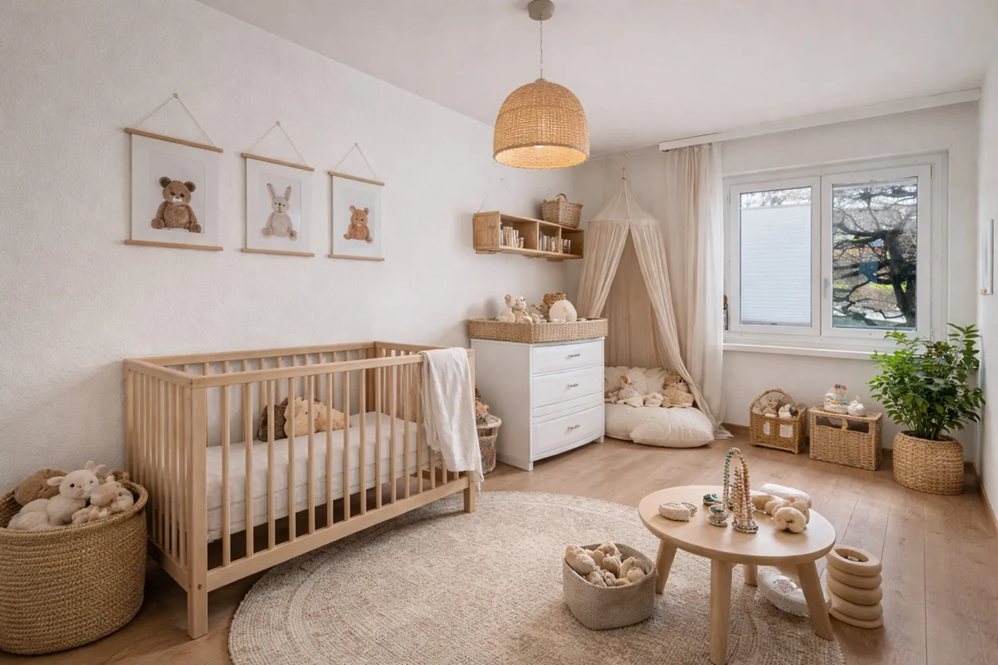 3.5-Room Raised Ground Floor Apartment in a Quiet Residential Area - Photo 7 of 9