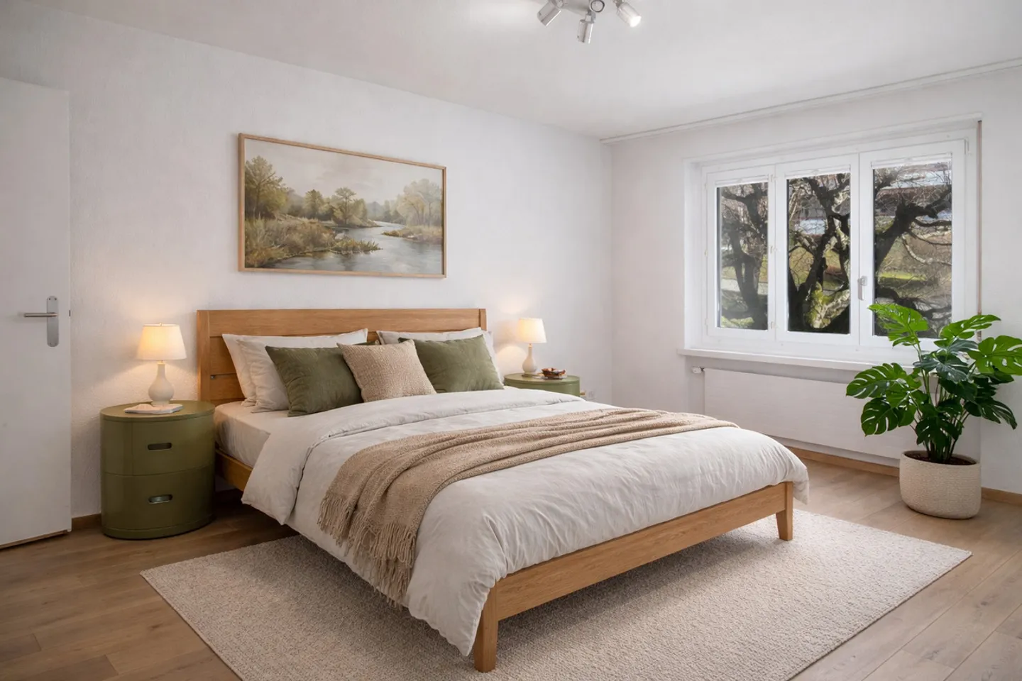 3.5-Room Raised Ground Floor Apartment in a Quiet Residential Area - Photo 8 of 9