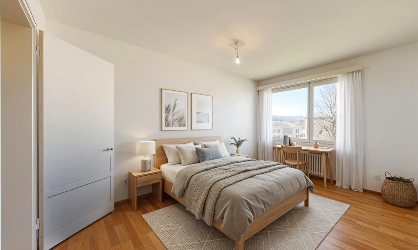 Light-flooded 4-room apartment with lake and mountain views in Meilen - Photo 10 of 11