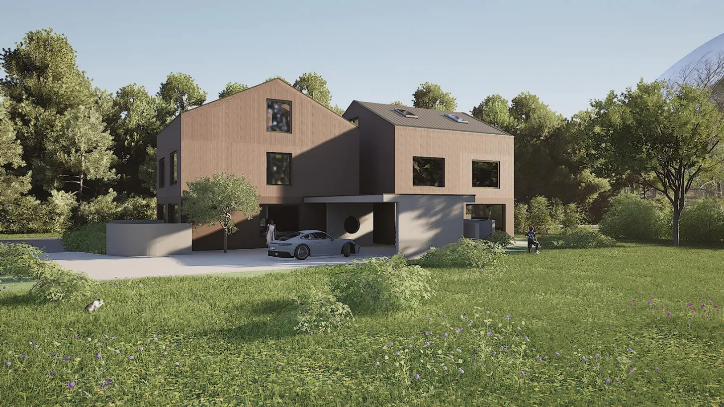 Zahlbarer Wohnraum – moderne Doppeleinfamilienhäuser in Sevelen - Foto 1 von 3