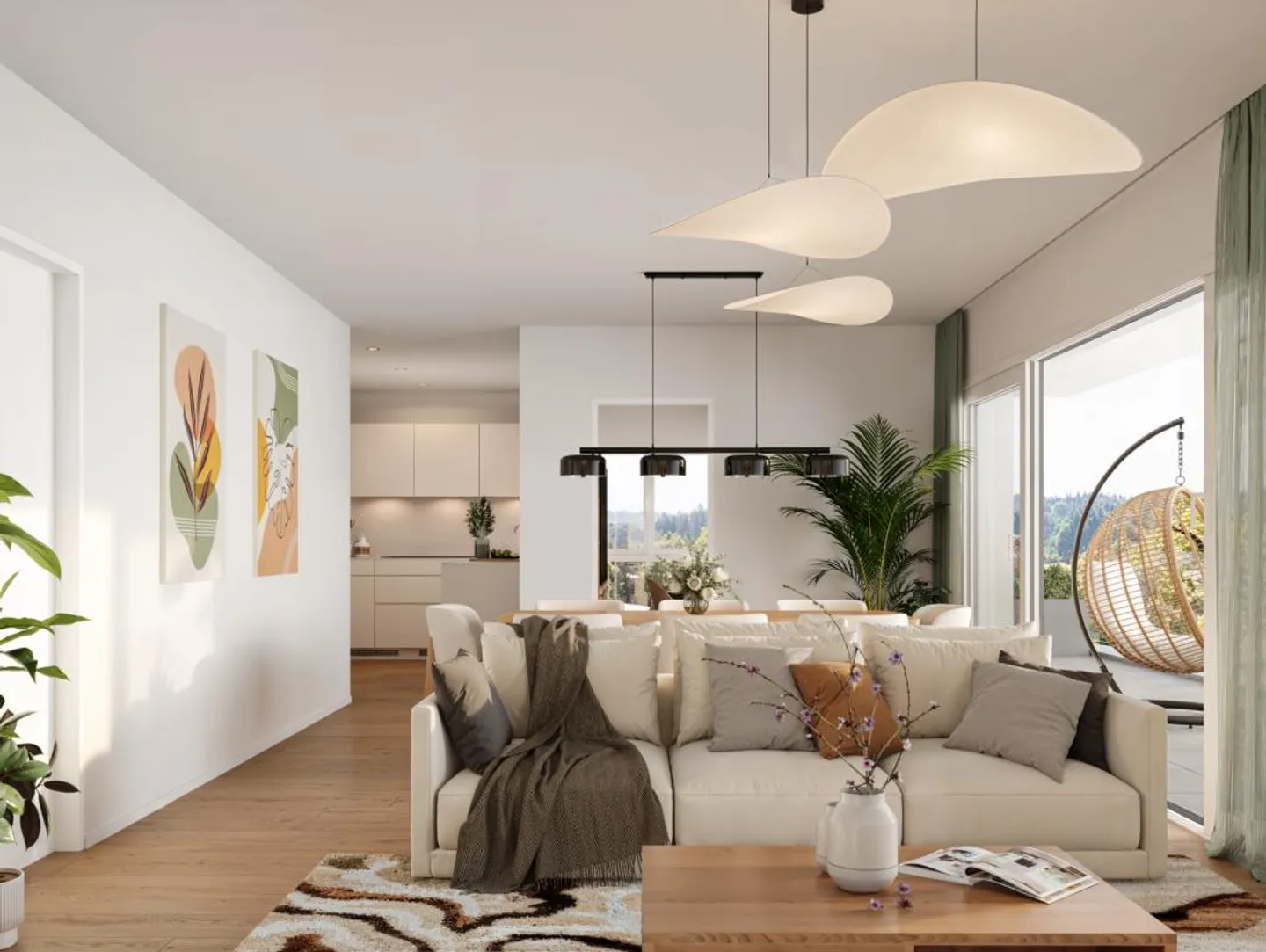 Exklusive Terrassenwohnung in Tagelswangen - Foto 4 von 10
