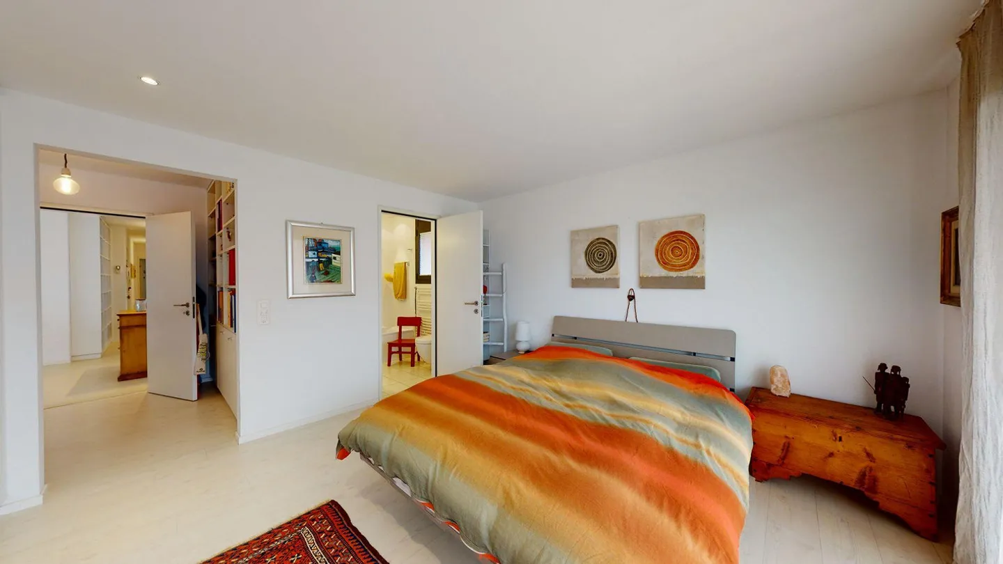 4.5-room apartment with garden in a private street - Central location in Minusio - Secondary residence | 4.5-room garden apartment in a quiet private street - Central location in Minusio - Secondary residence - Photo 6 of 10