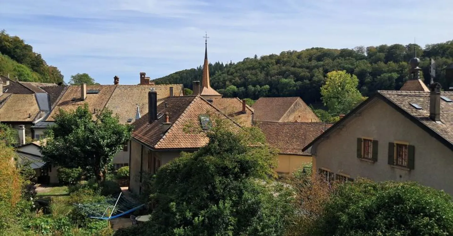 Une pépite nichée dans le bourg de Romainmôtier, atypique, idéal pour un Airbnb - Photo 2 of 11