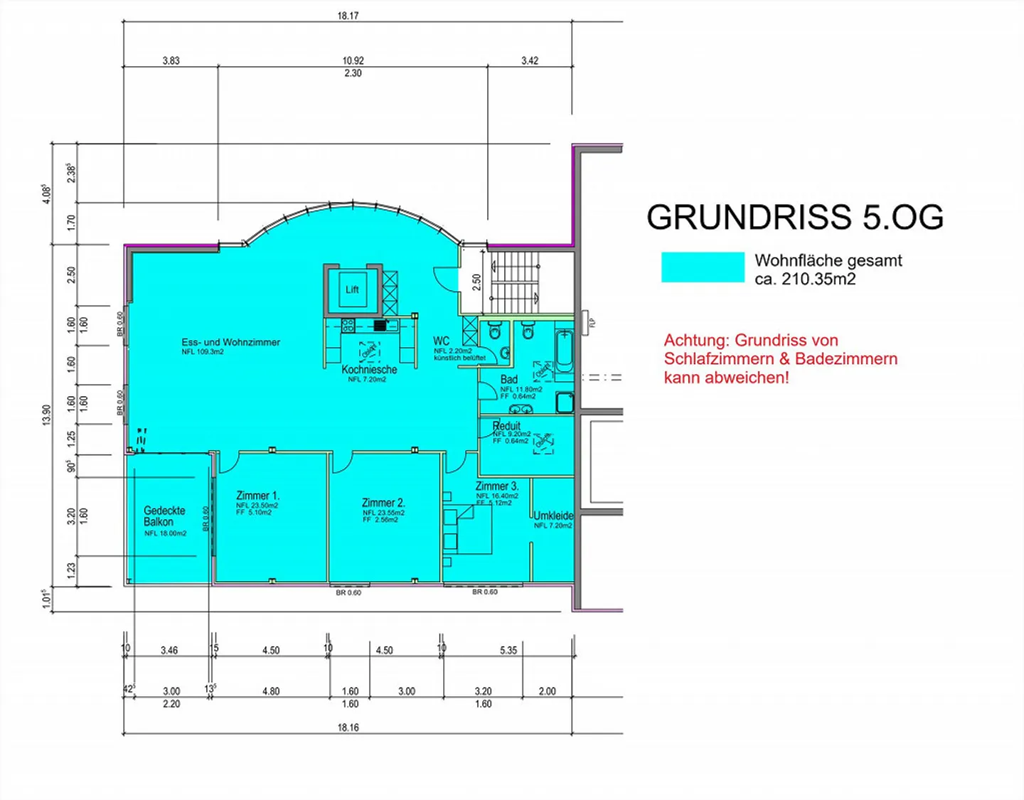 Grosszügige Wohnung in Lausen - Foto 8 von 11