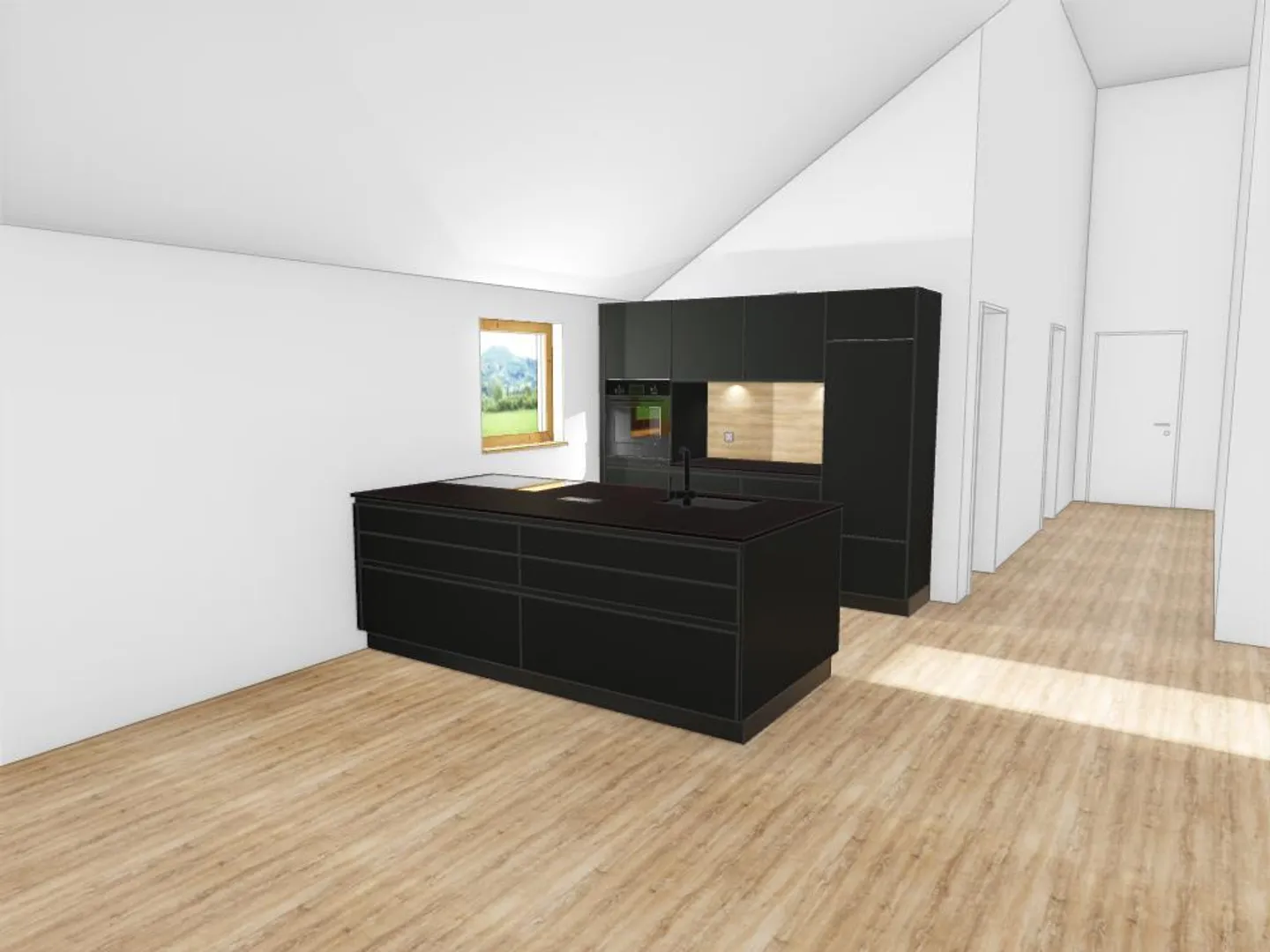 Appartement moderne de 3,5 pièces sous les combles dans un endroit calme à Masein - Photo 10 sur 10