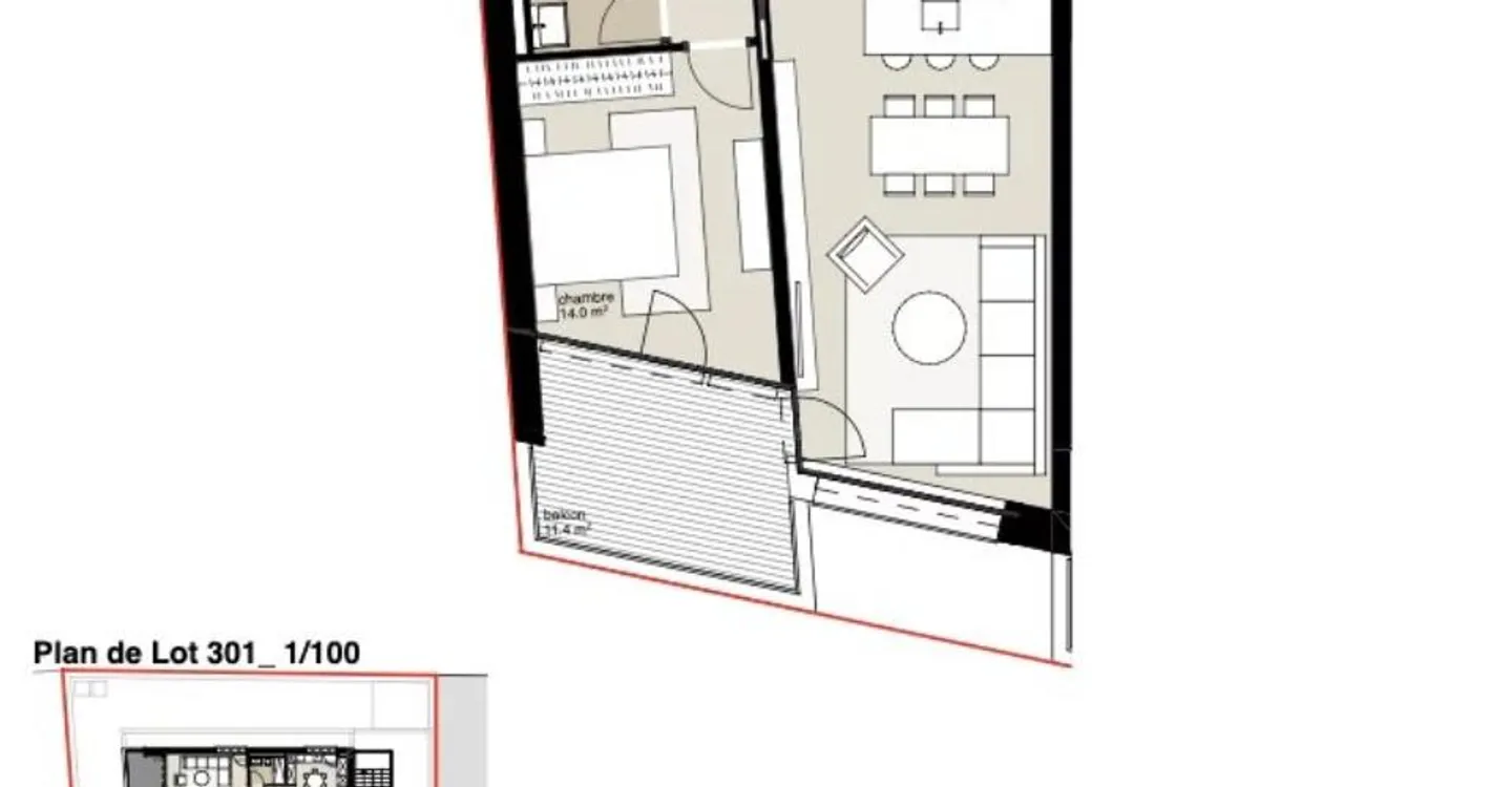 Victoria Residence: 3.5-room apartment - Photo 5 of 6