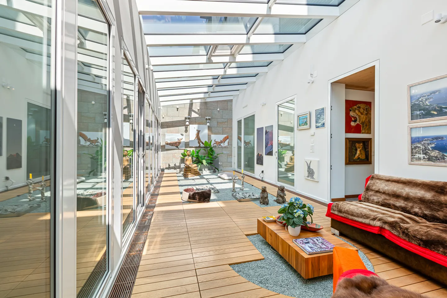 Appartement de luxe au rez-de-chaussée - panorama brillant sur le lac et les montagnes - Photo 1 sur 3