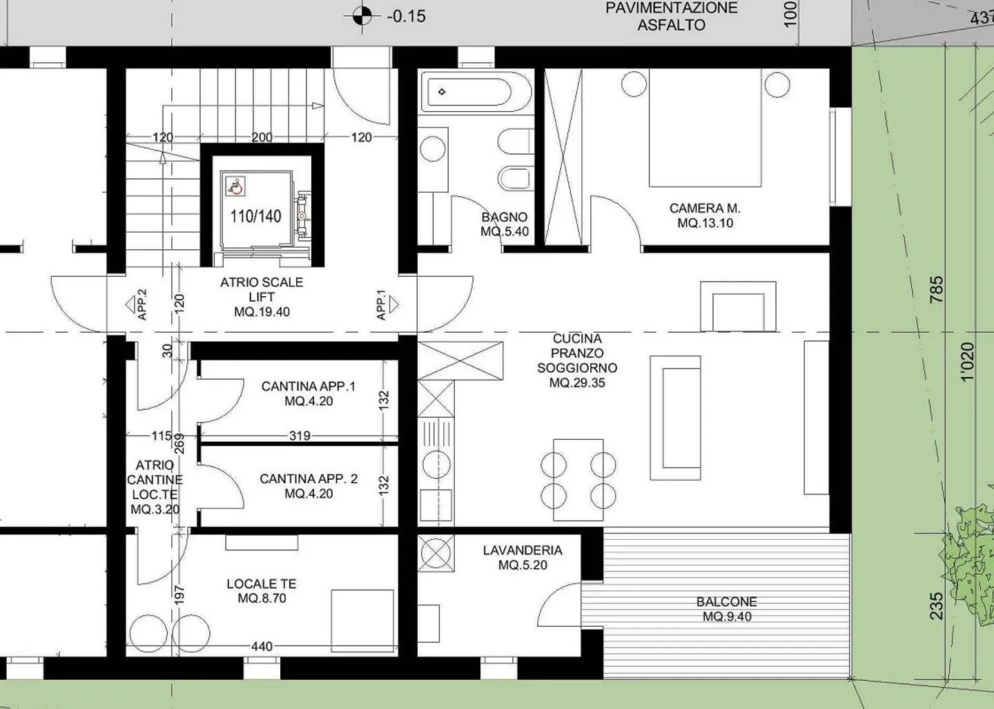 Neue elegante Wohnung mit großem Garten - Foto 14 von 21