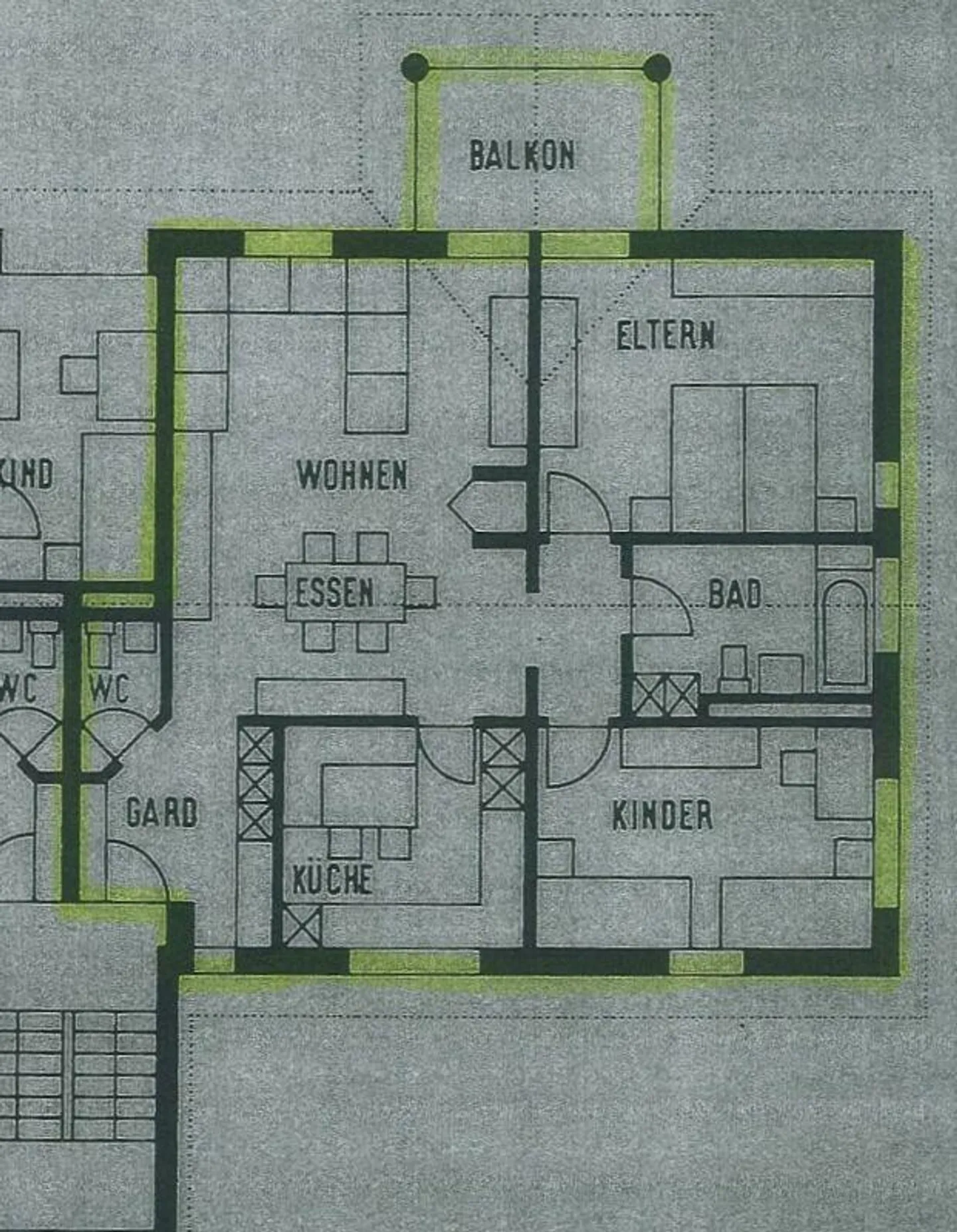 Charmante Wohnung mit Balkon - Foto 8 von 8
