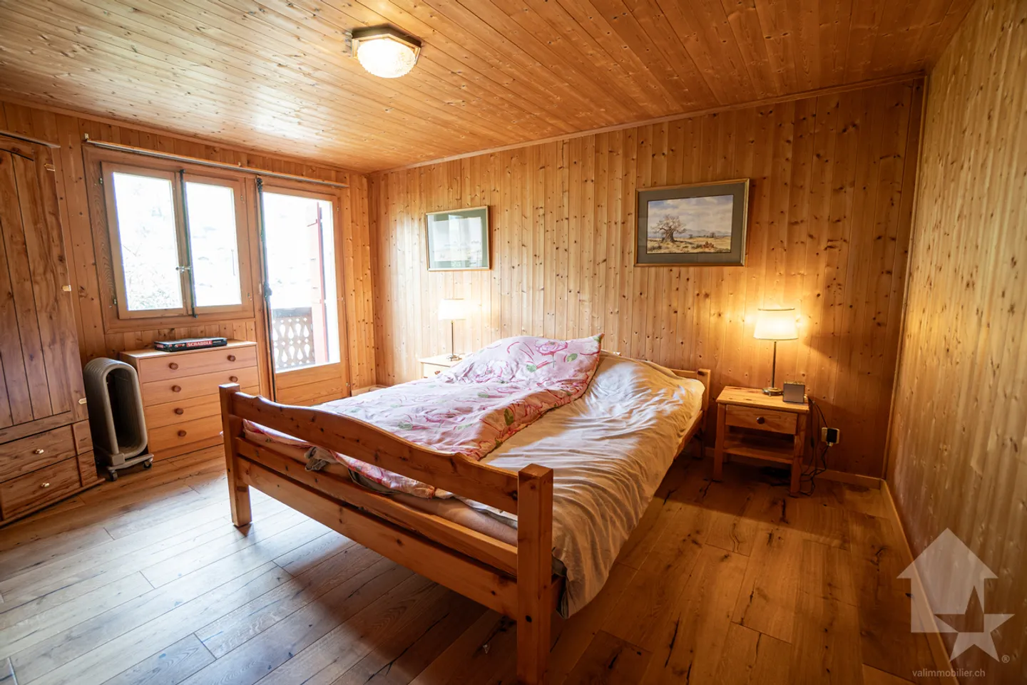 Charmantes traditionelles Chalet auf drei Ebenen mit Panoramablick über das Tal - Foto 11 von 24