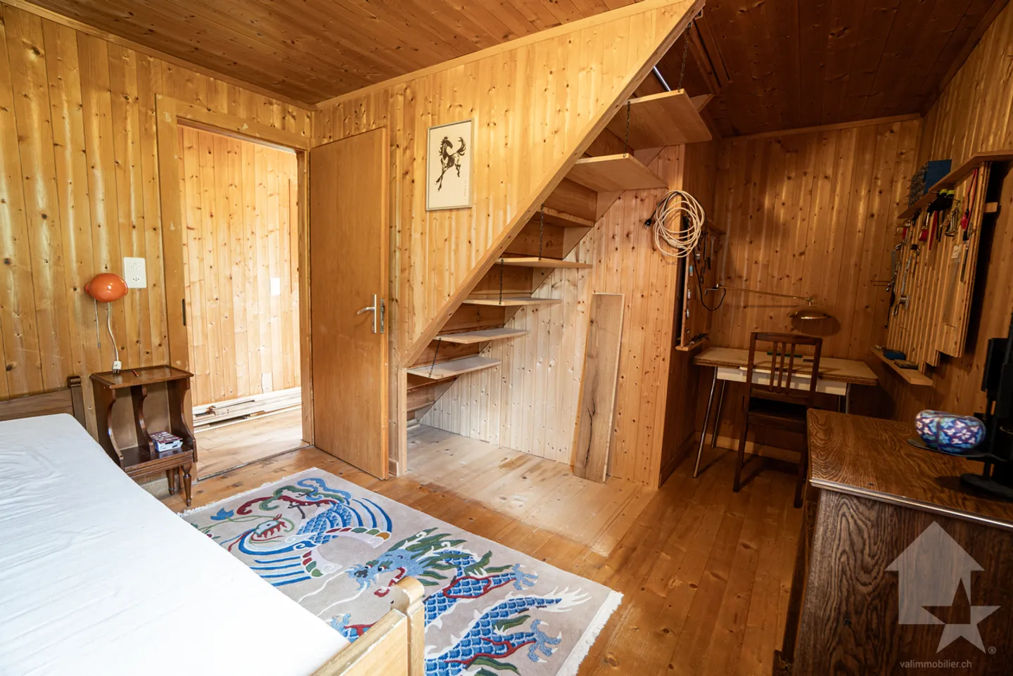 Charmantes traditionelles Chalet auf drei Ebenen mit Panoramablick über das Tal - Foto 13 von 24