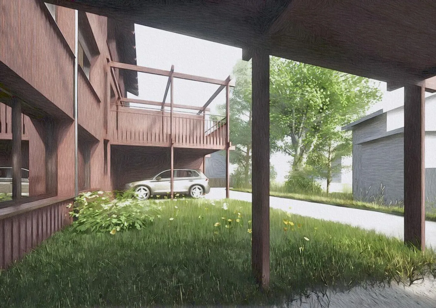 Modern Row House with Mountain View - Photo 2 of 5