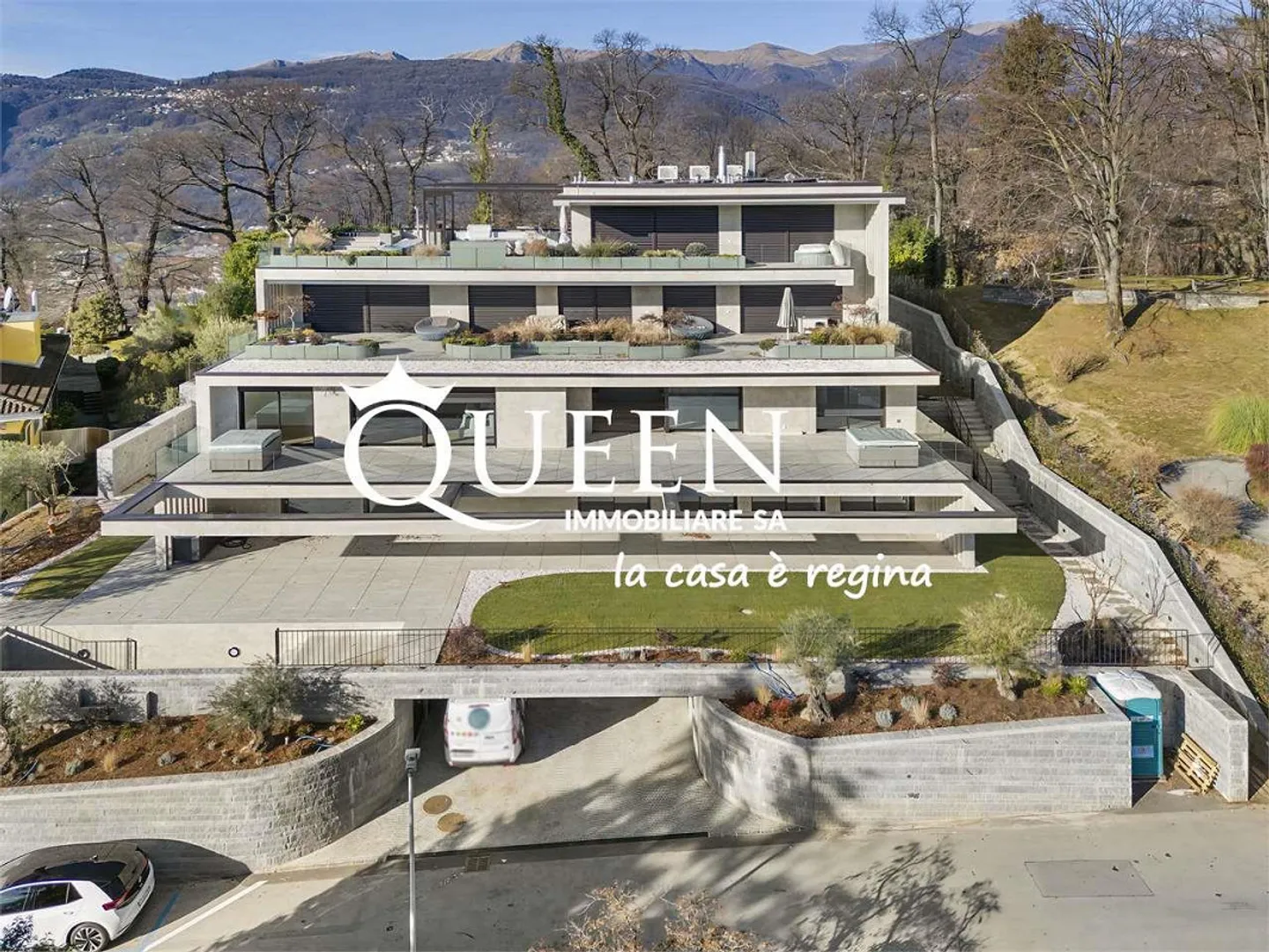 Massagno : Appartement de luxe 5.5 pièces avec vue sur le lac - Résidence - Photo 1 sur 13
