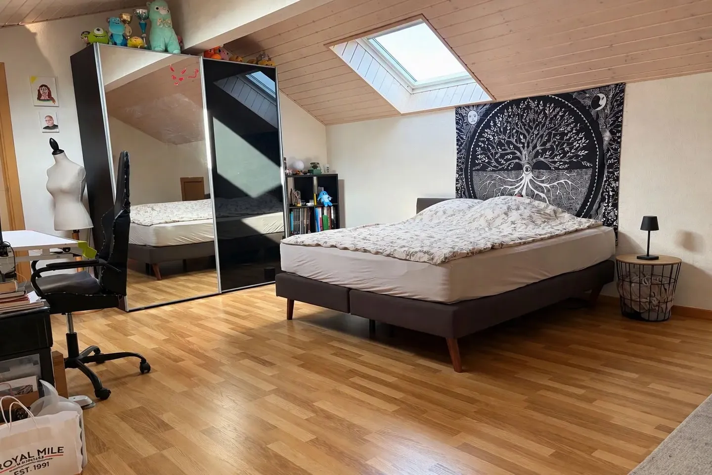 3.5-room duplex apartment on the 4th floor with balcony and garden and mountain view. - Photo 5 of 12