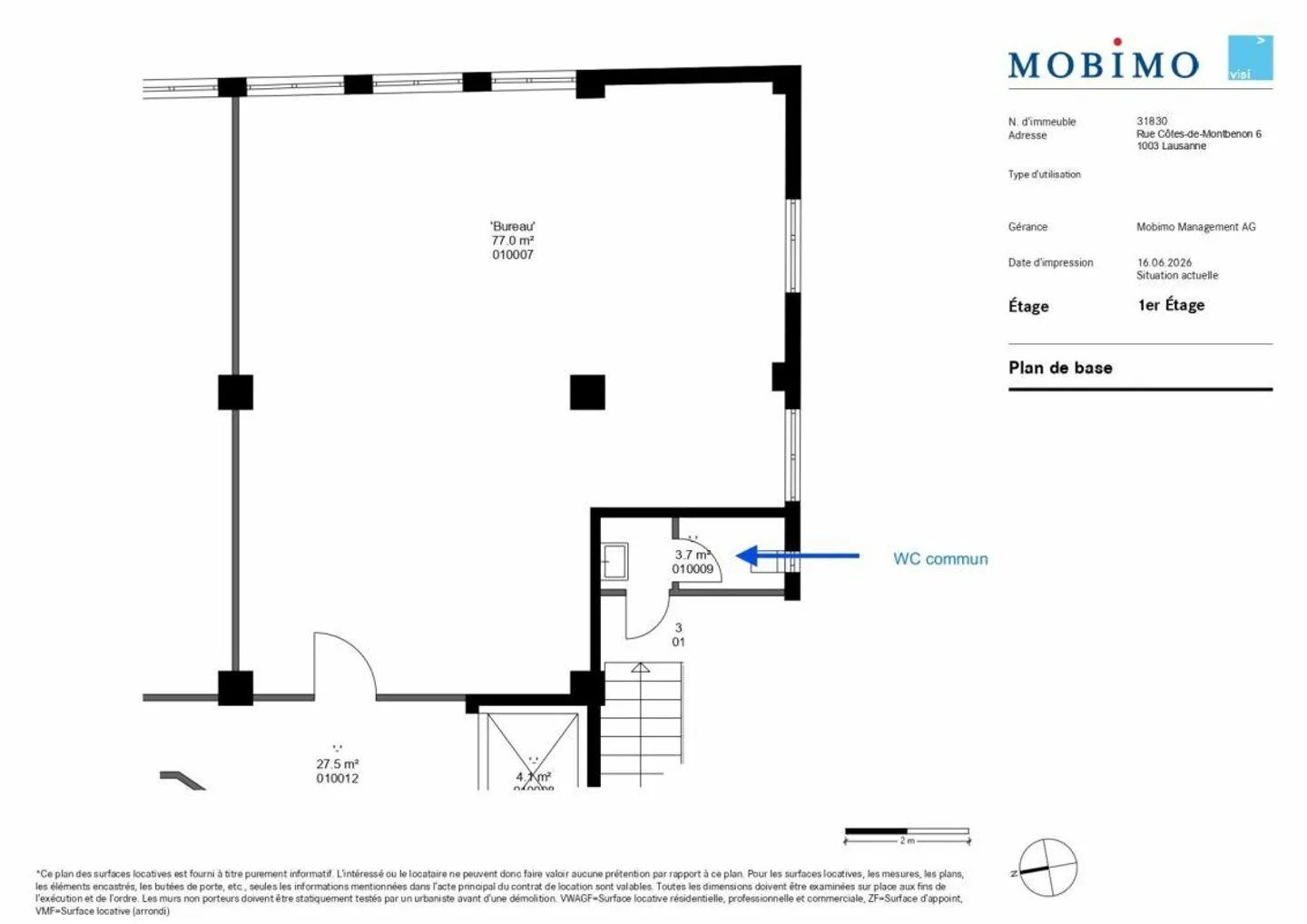 Posizione Premium: Ufficio di 83 m2 ristrutturato nel cuore di Flon! - Foto 4 di 4