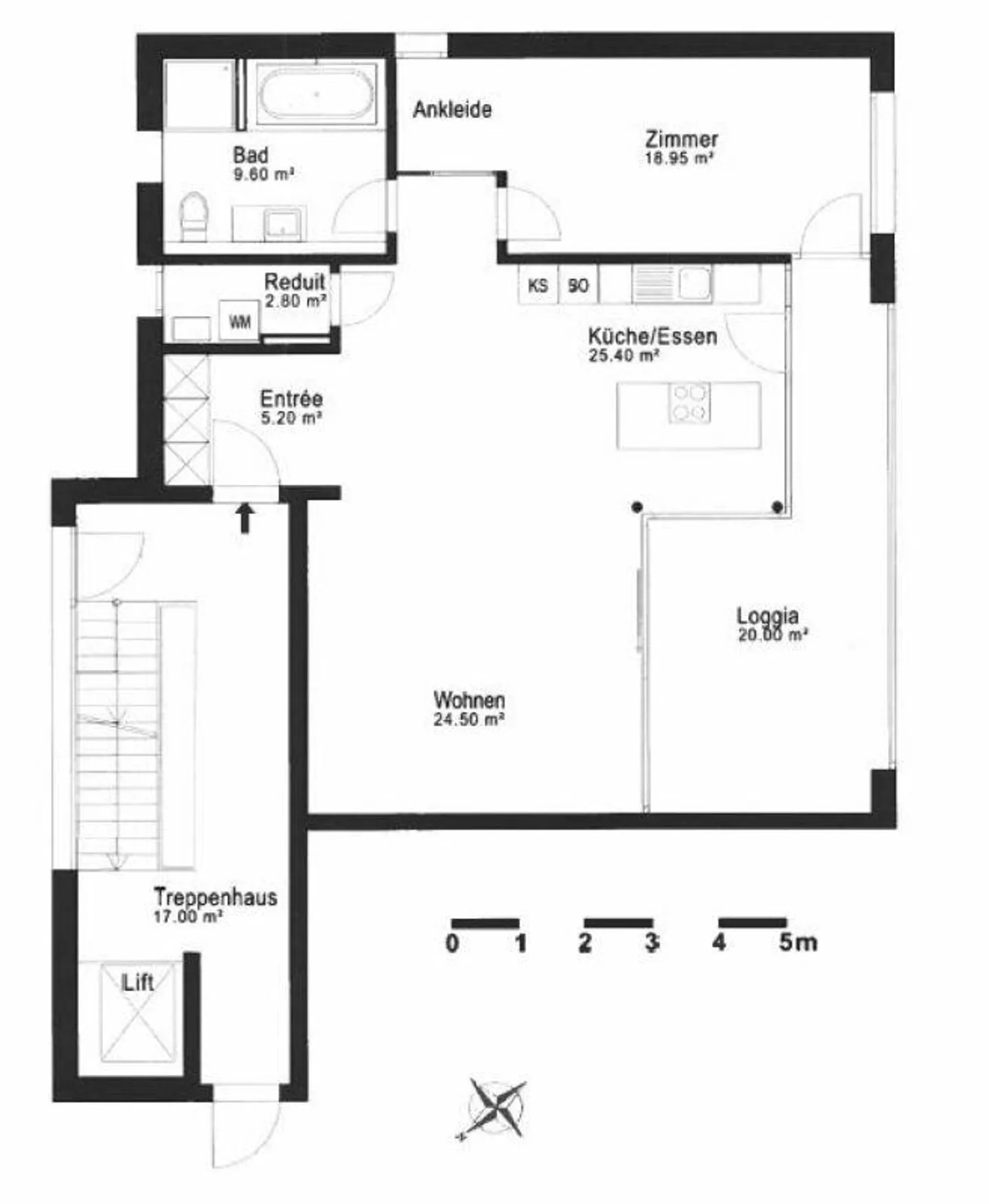Stilvolle Wohnung mit Balkon - Foto 10 von 10