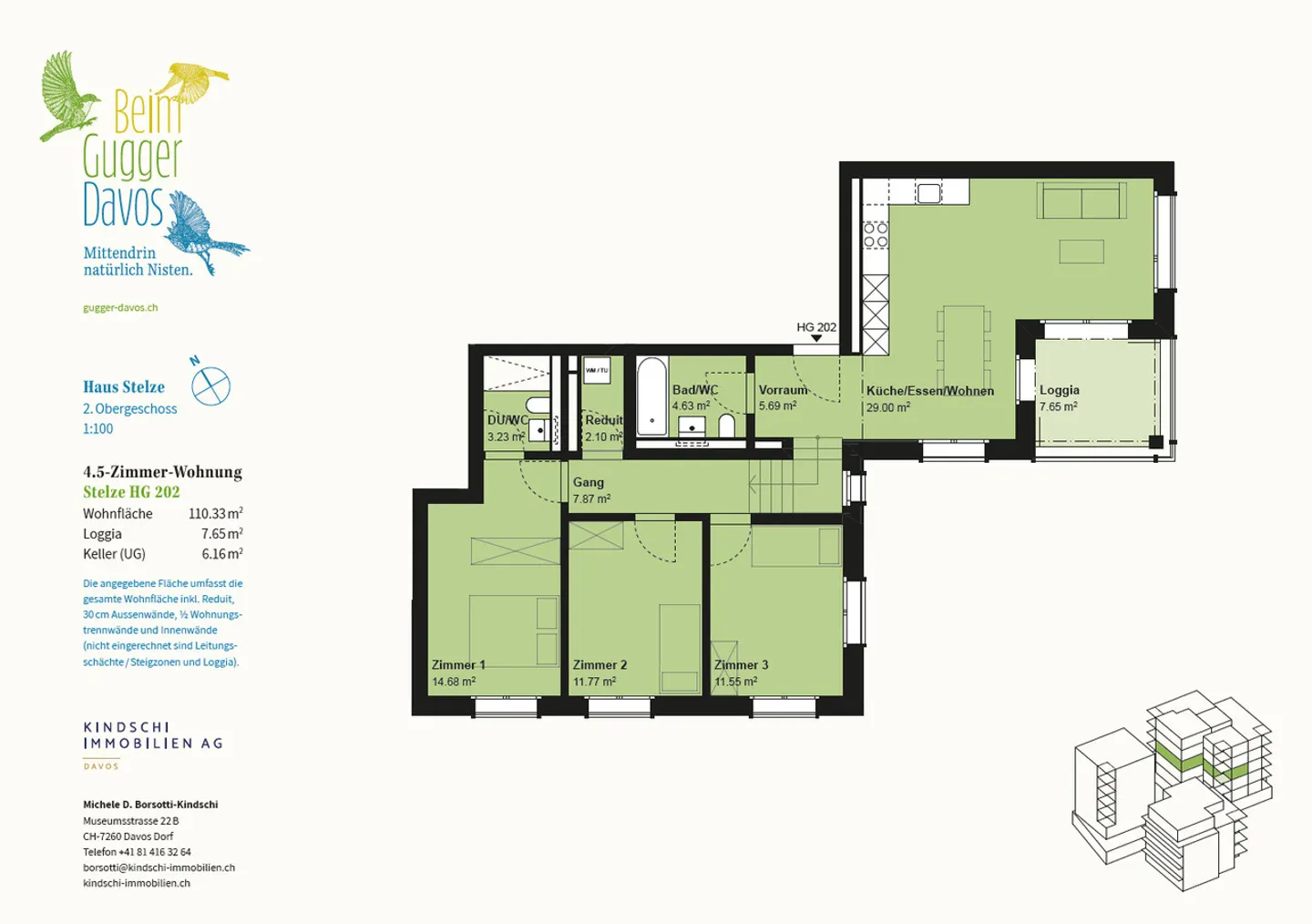 4.5-room apartment in Davos - Photo 5 of 7