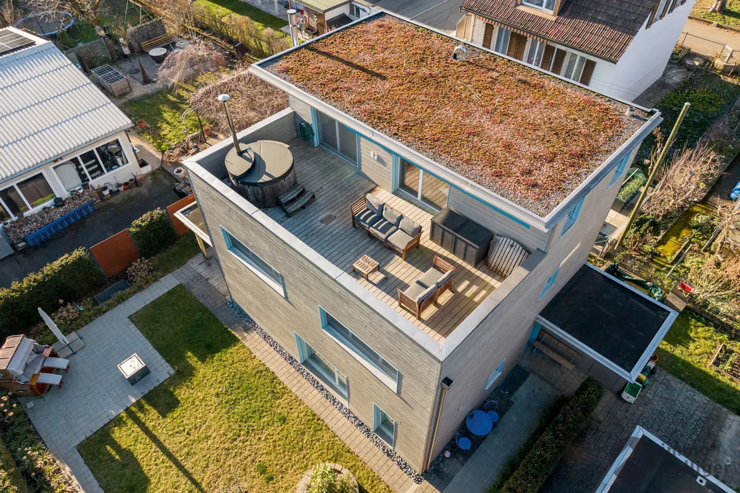 Modernes ökologisches Einfamilienhaus - Foto 10 von 11