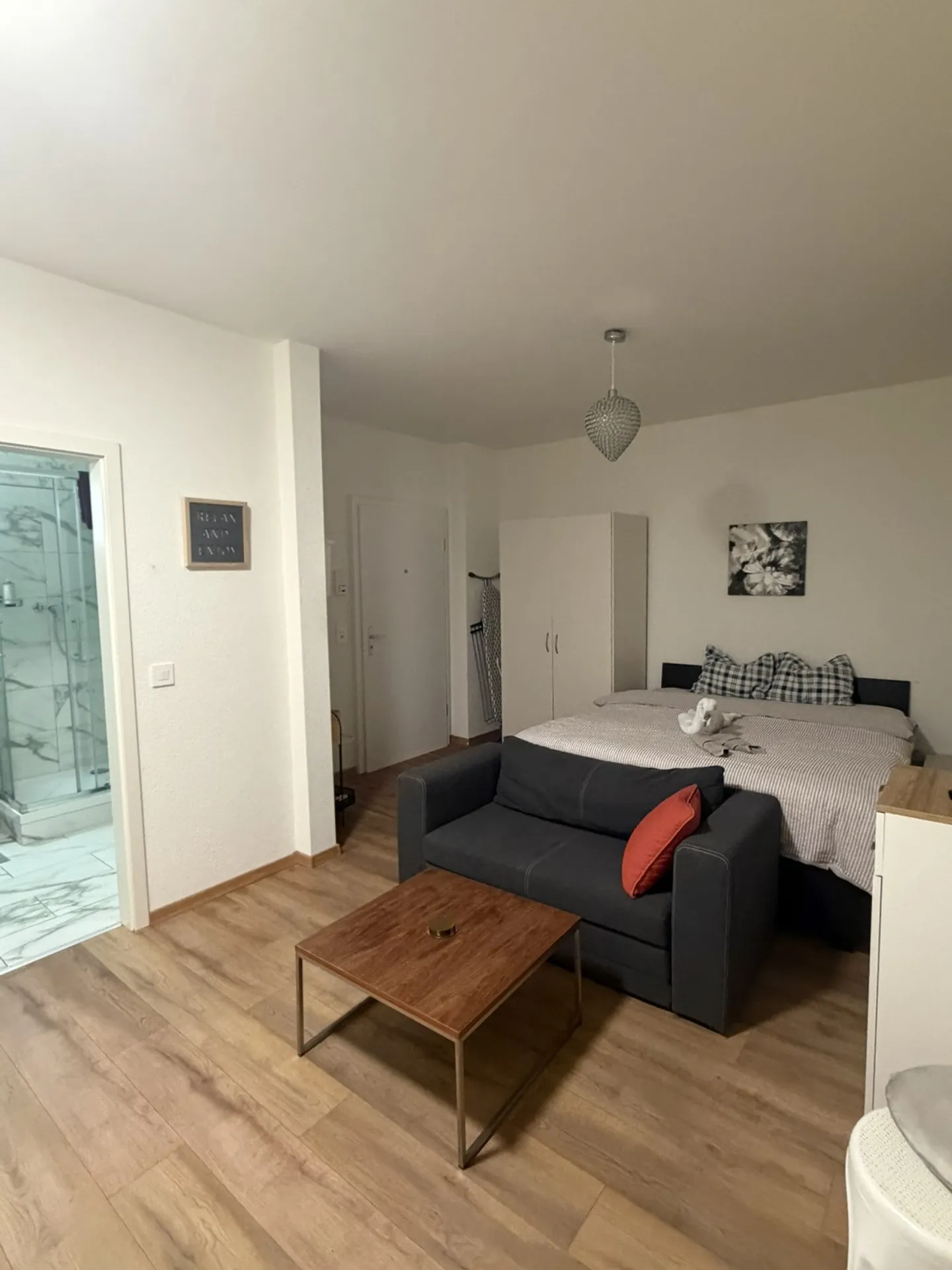 Appartement Studio Entièrement Meublé dans le Centre de Zurich Zone 10 - Photo 3 sur 12